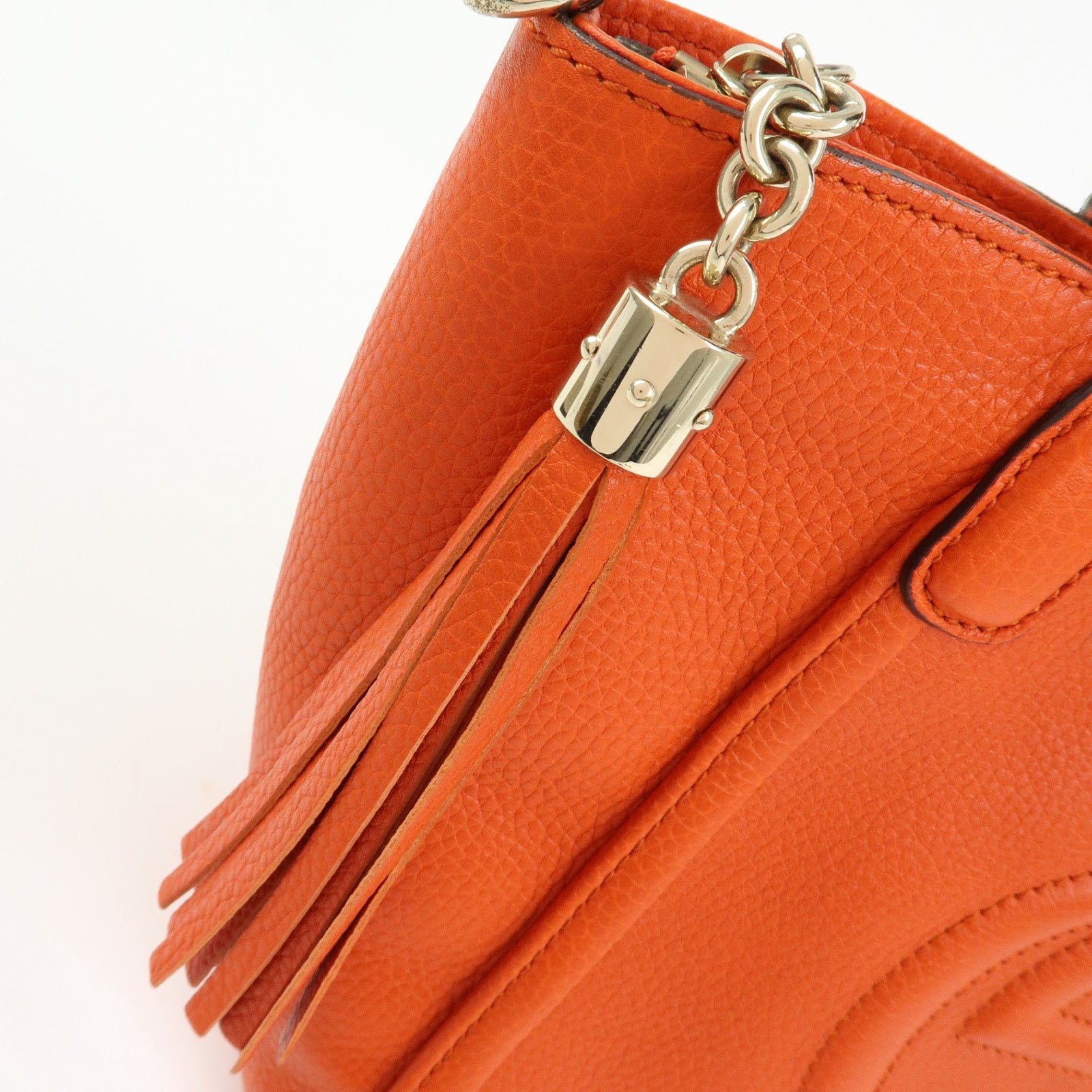 GUCCI SOHO Interlocking G Leather 2Way Bag Hand Shoulder Bag 369176