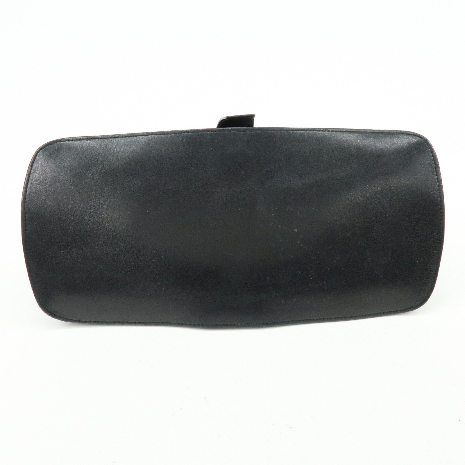 BOTTEGA VENETA  Intrecciato Leather Hand Bag Black 113087