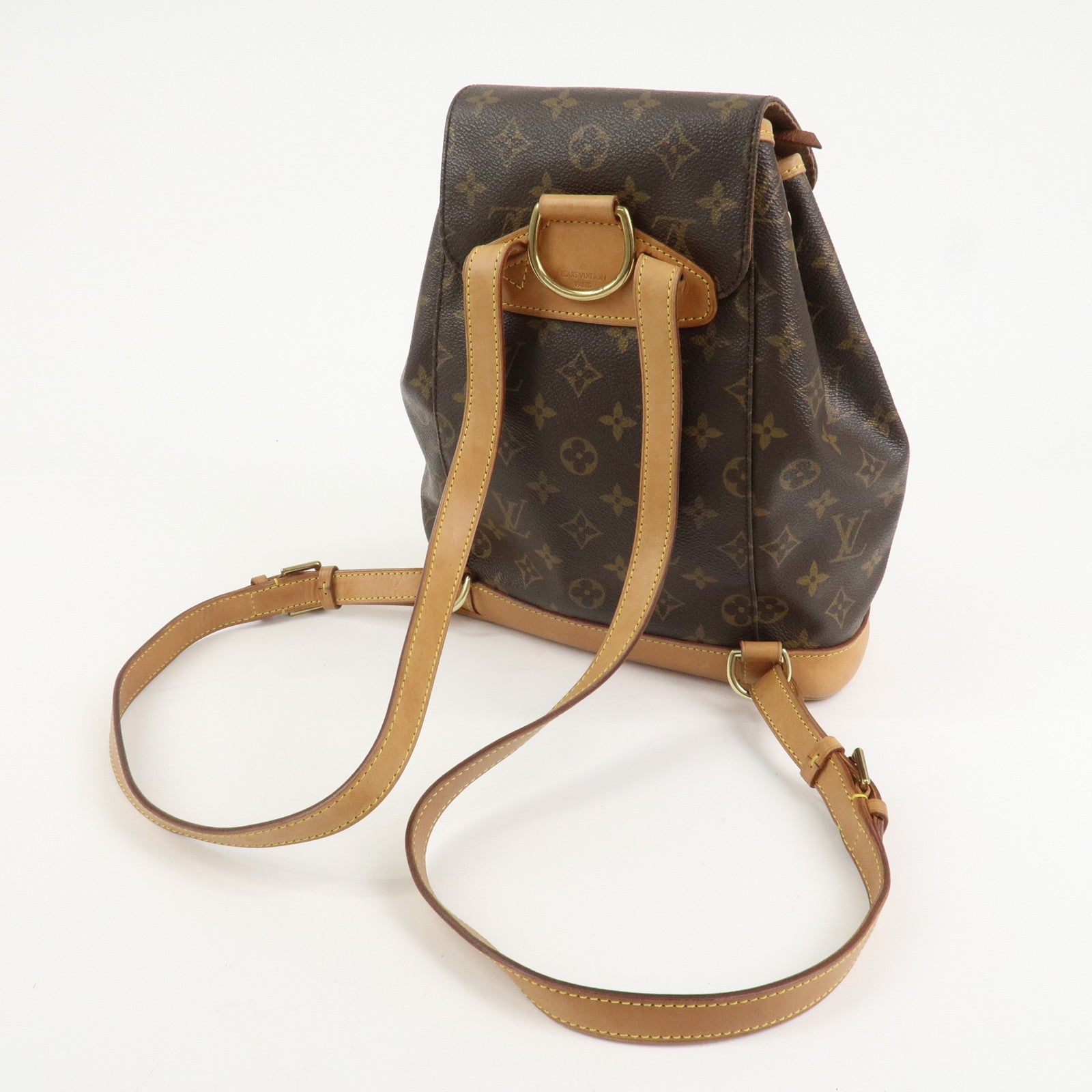 Louis Vuitton Monogram Canvas Montsouris MM Backpack Brown M51136