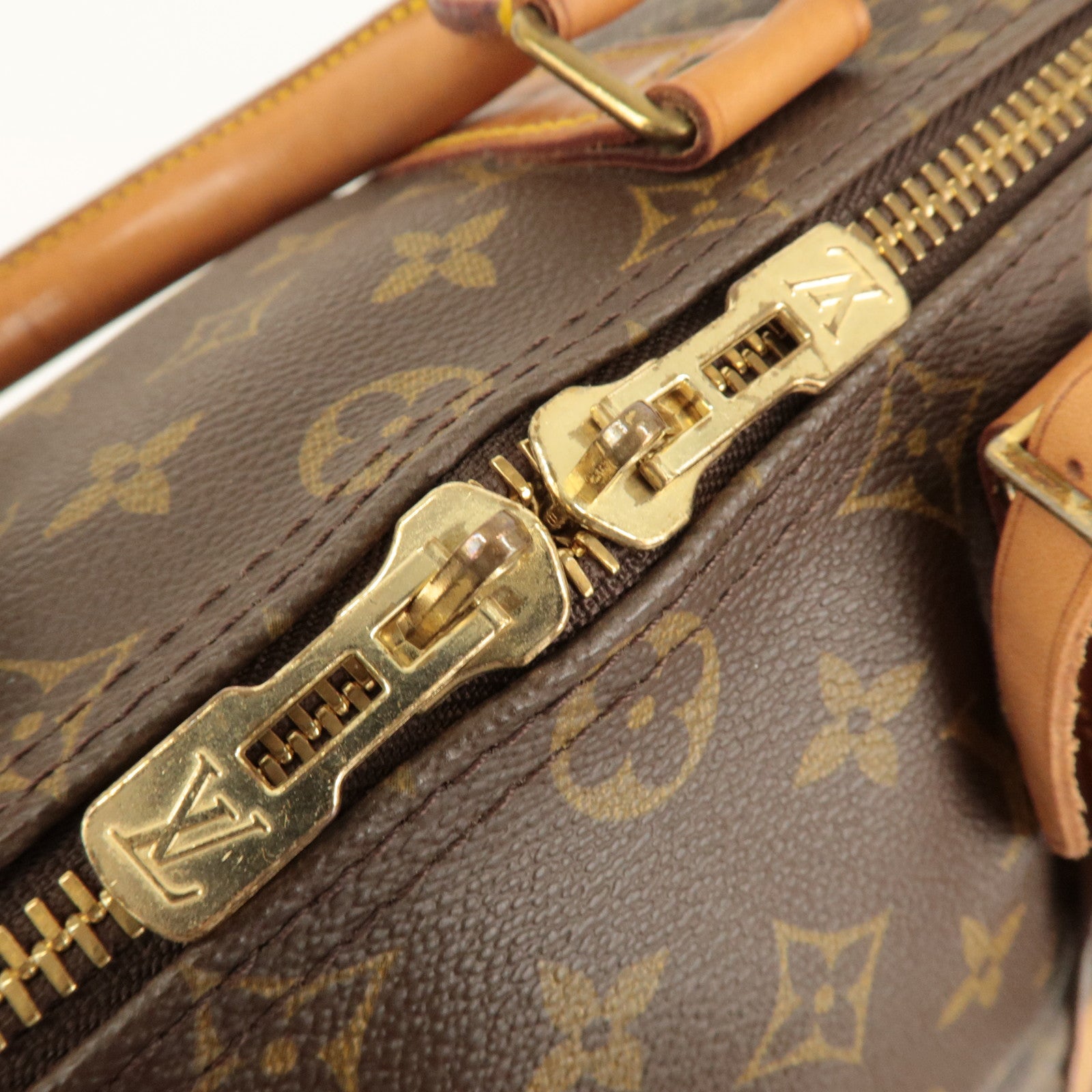 Louis Vuitton Monogram Keep All 45 Boston Bag Brown M41428