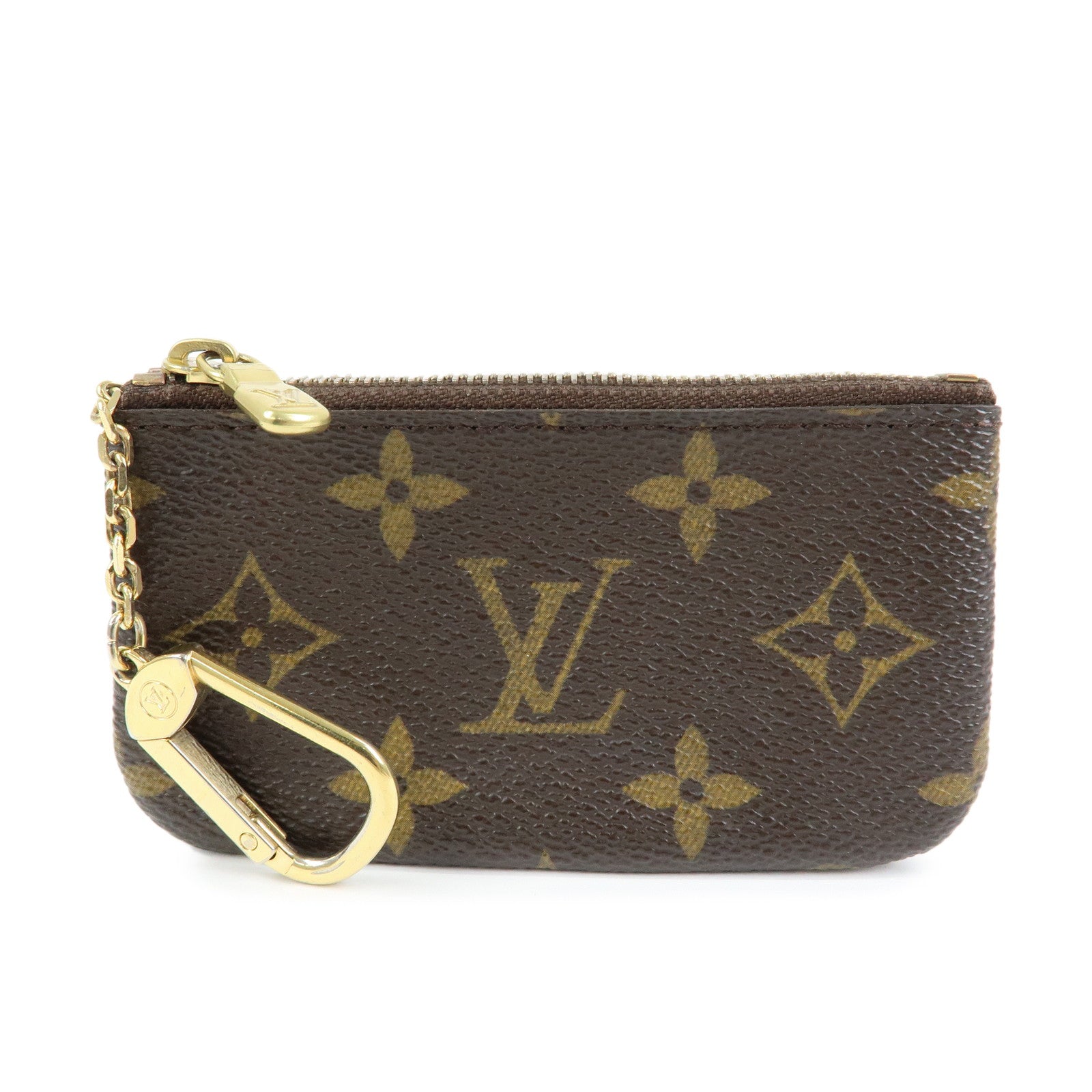 Louis Vuitton Monogram Pochette Cles Coin Case Key Case M62650