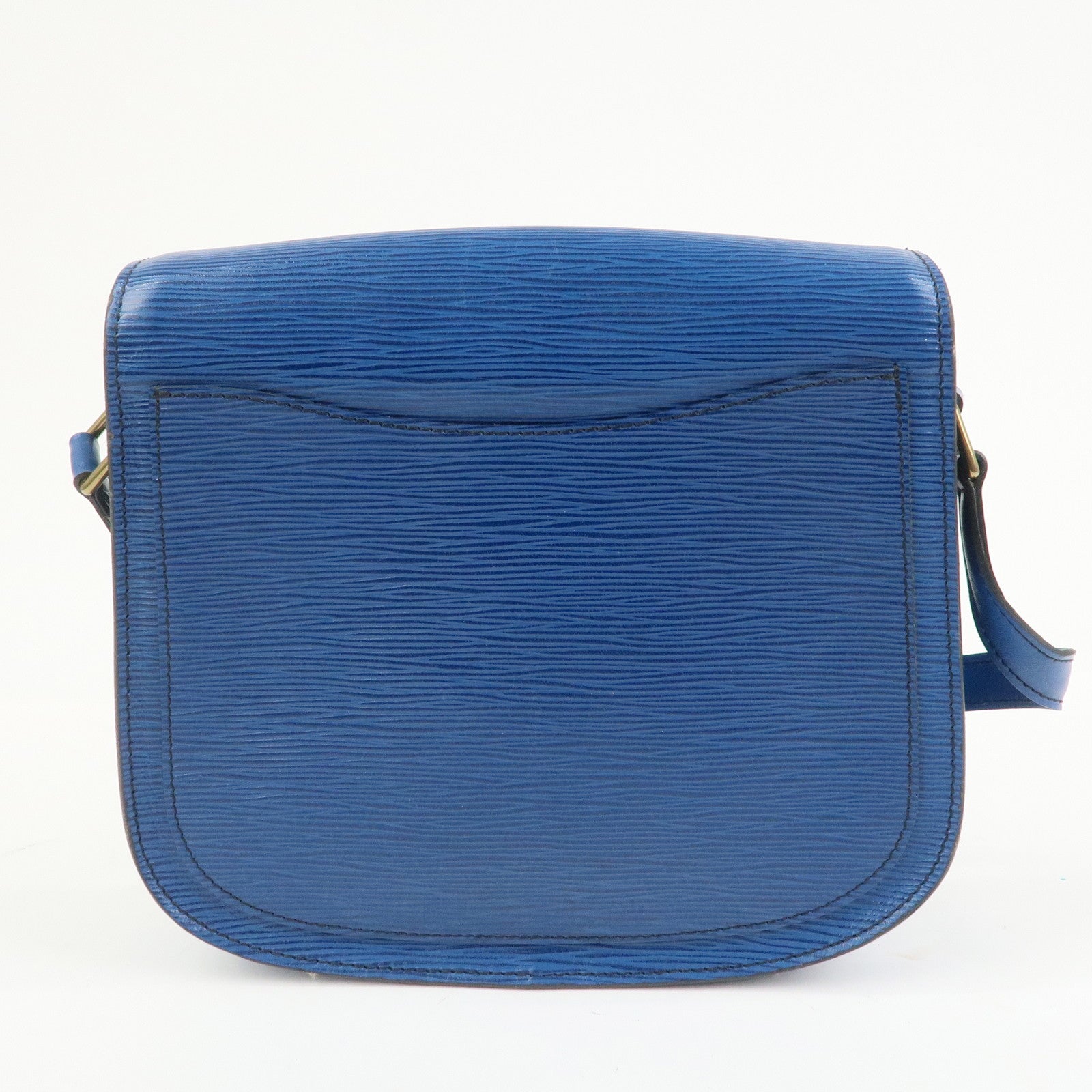 Louis Vuitton Epi Saint Cloud Shoulder Bag Toledo Blue M52195