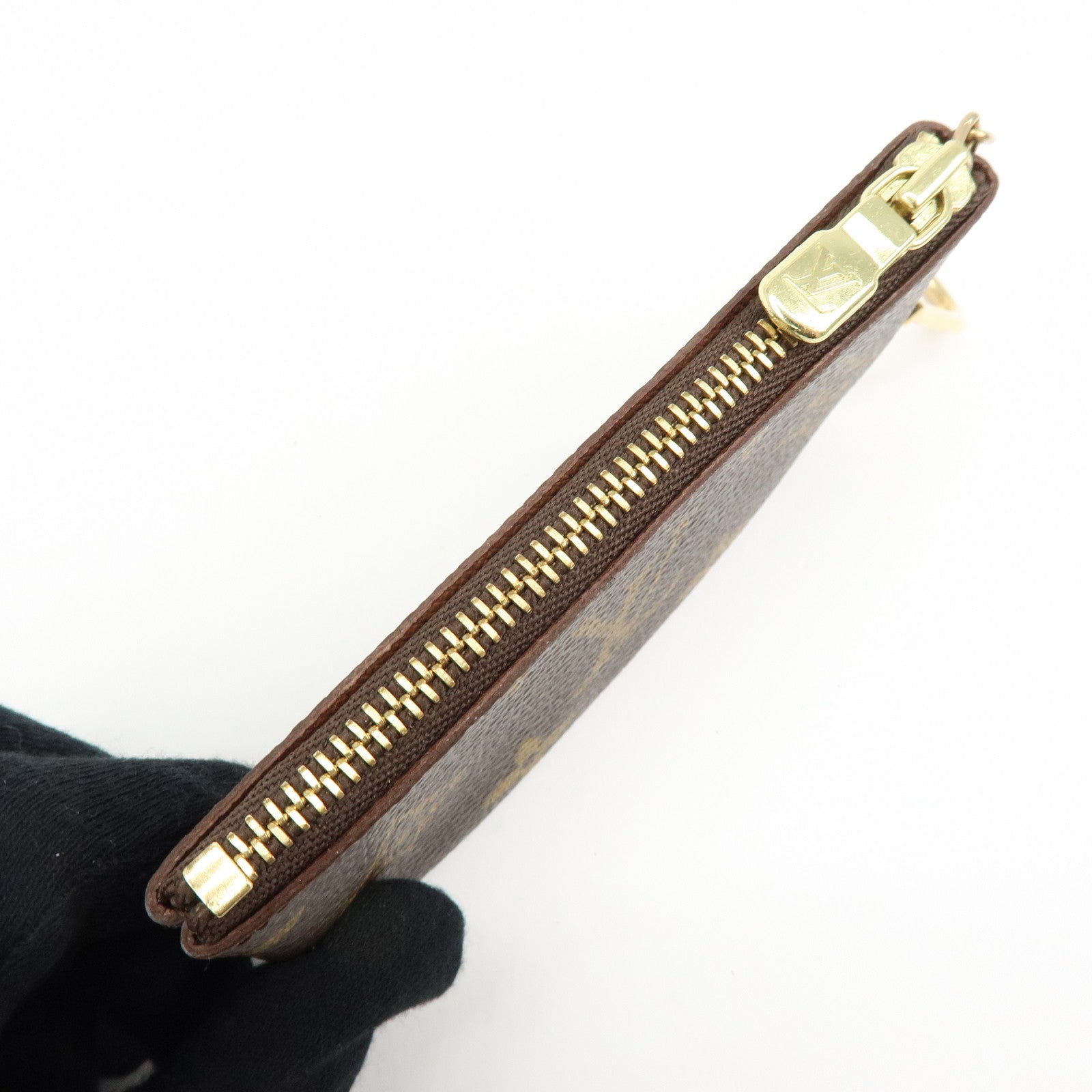 Louis Vuitton Monogram Pochette Cles Coin Case Key Case M62650