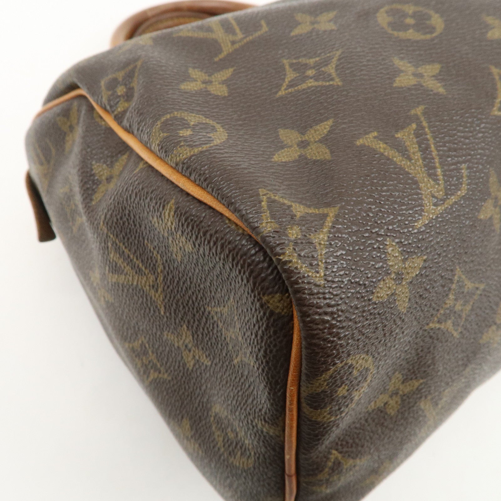 Louis Vuitton Monogram Speedy 25 Boston Bag Hand Bag Brown M41528