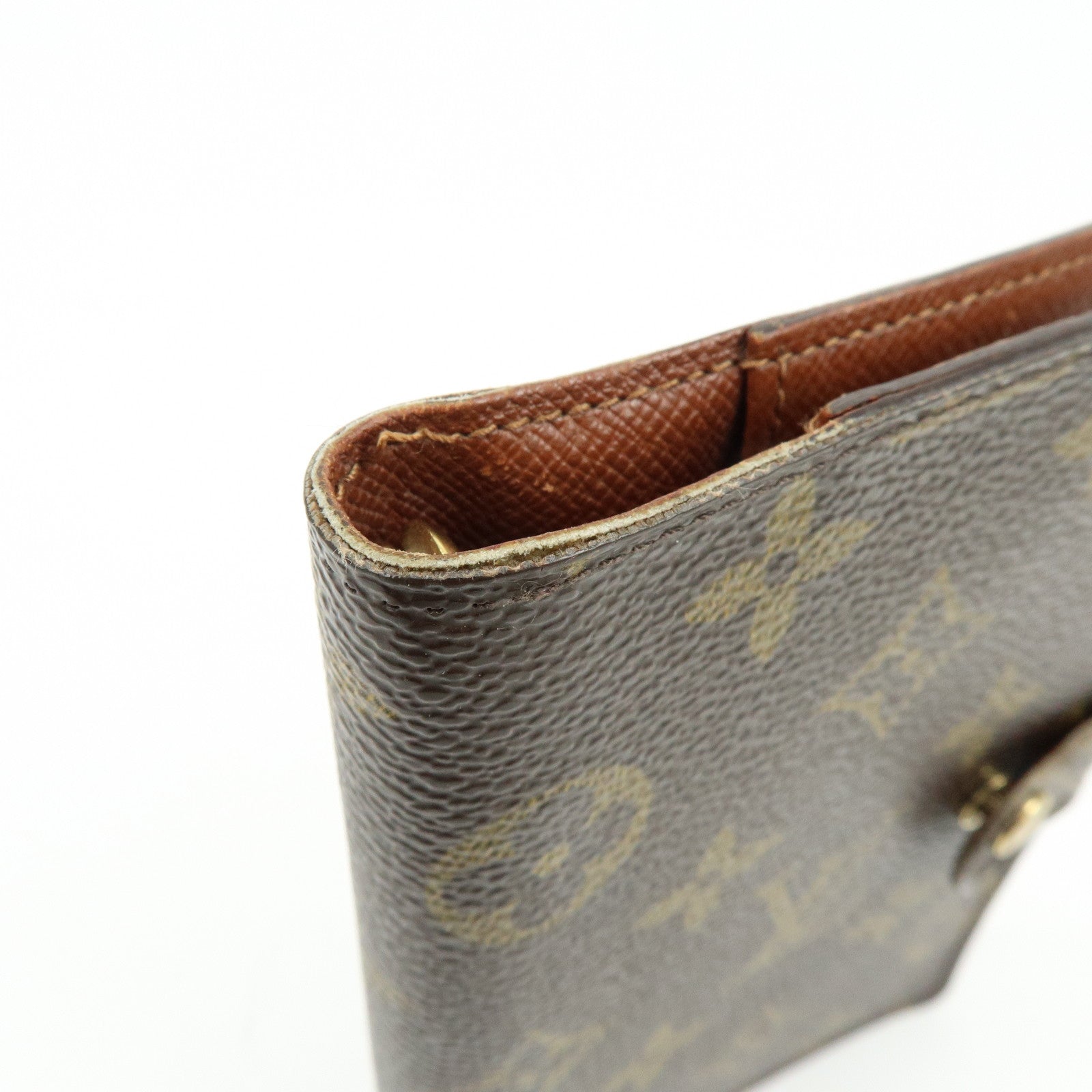 Louis Vuitton Monogram Agenda PM Planner Cover Brown R20005