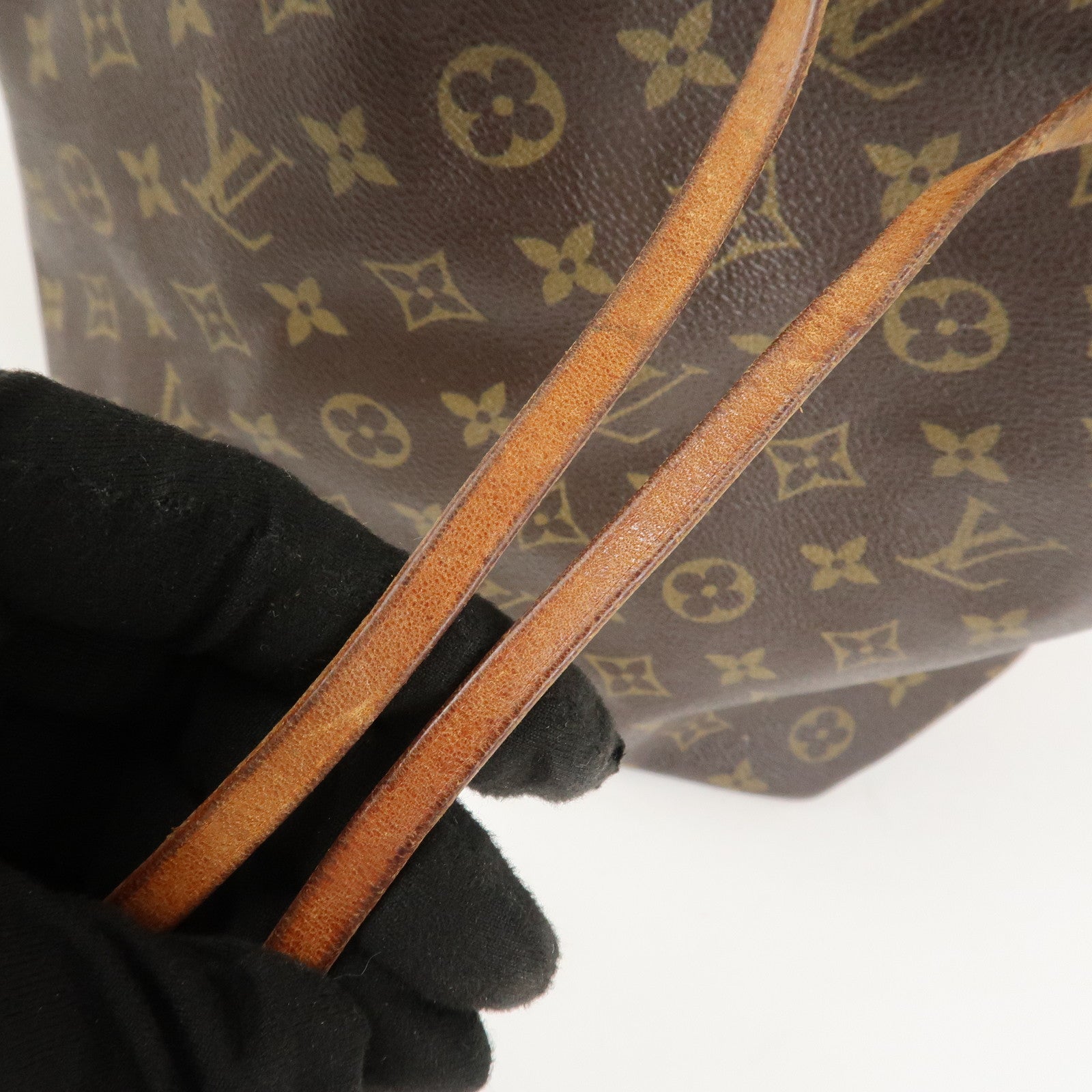 Louis Vuitton Monogram Petit Noe Shoulder Bag Brown M42226