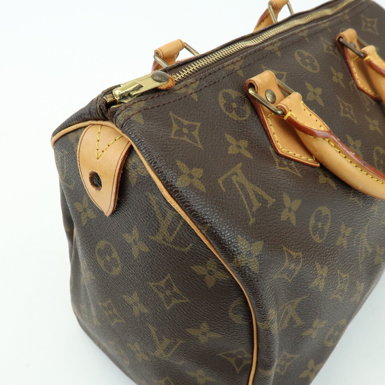 Louis Vuitton Monogram Speedy 30 Boston Bag Hand Bag Brown M41526