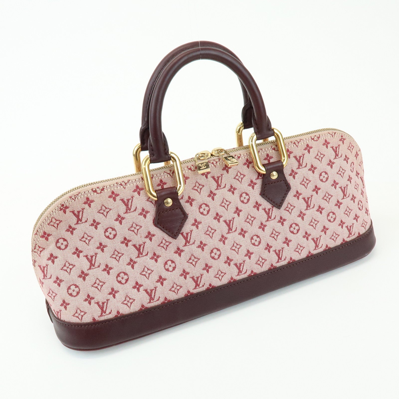 Louis Vuitton Monogram Mini Armaron Hand Bag Cerise M92207