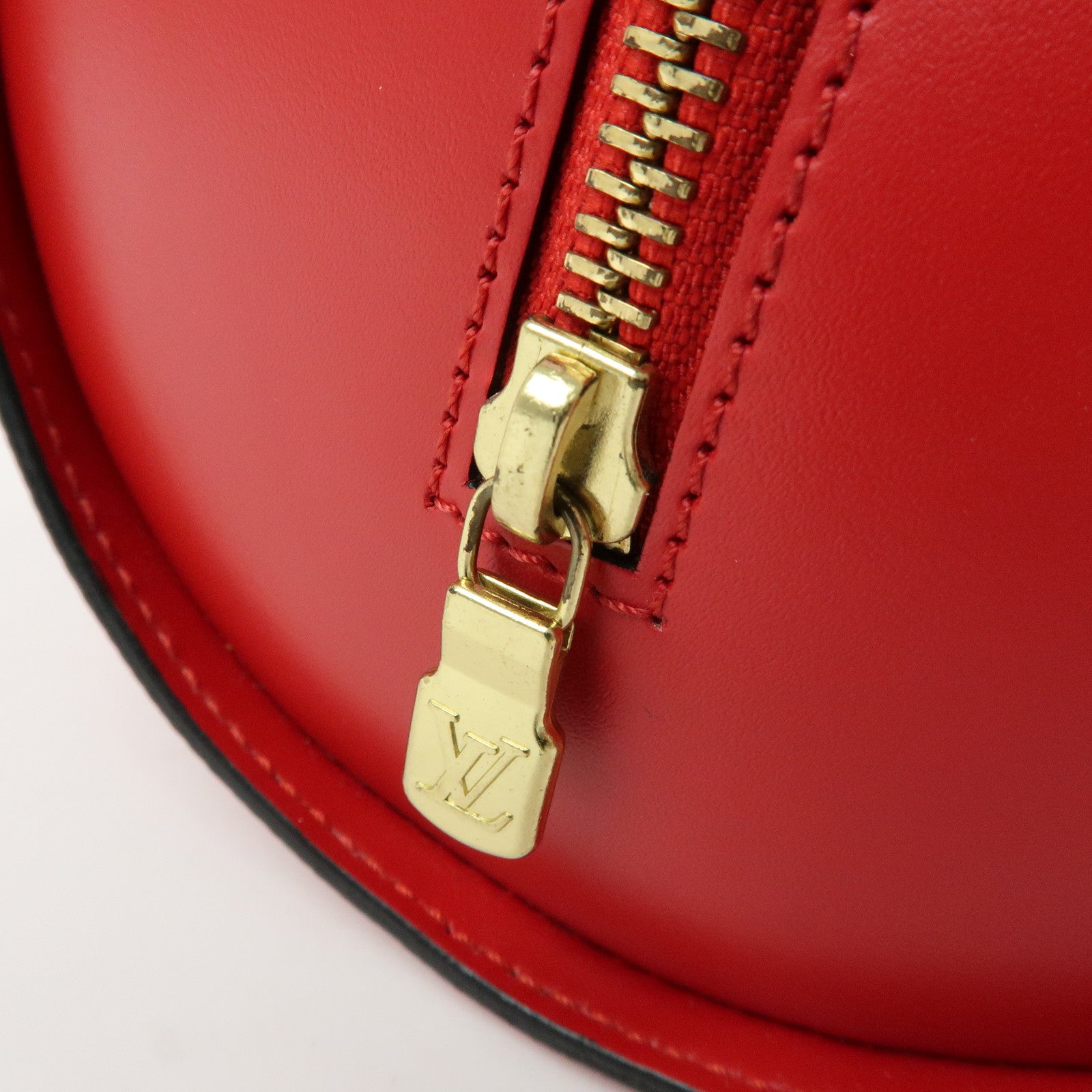 Louis Vuitton Epi Soufflot Leather Hand Bag Castillian Red M52227