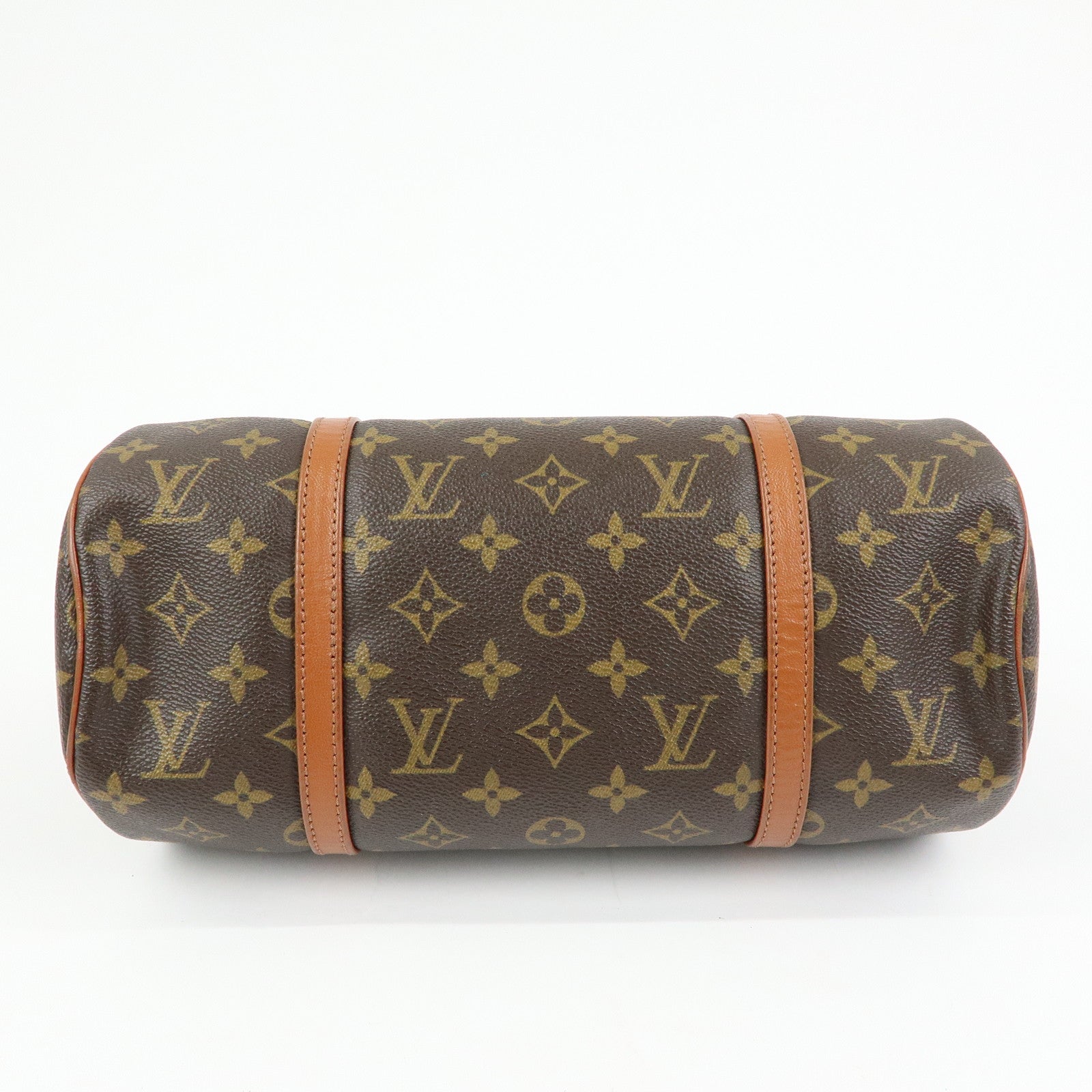 Louis Vuitton Monogram Papillon 30 Hand Bag Brown M51365