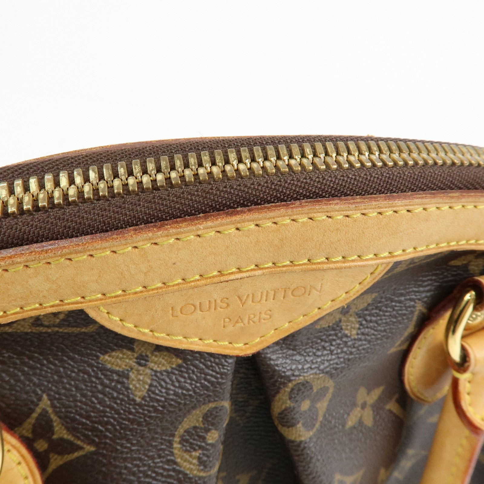 Louis Vuitton Monogram Tivoli PM Hand Bag Shoulder Bag Brown M40143