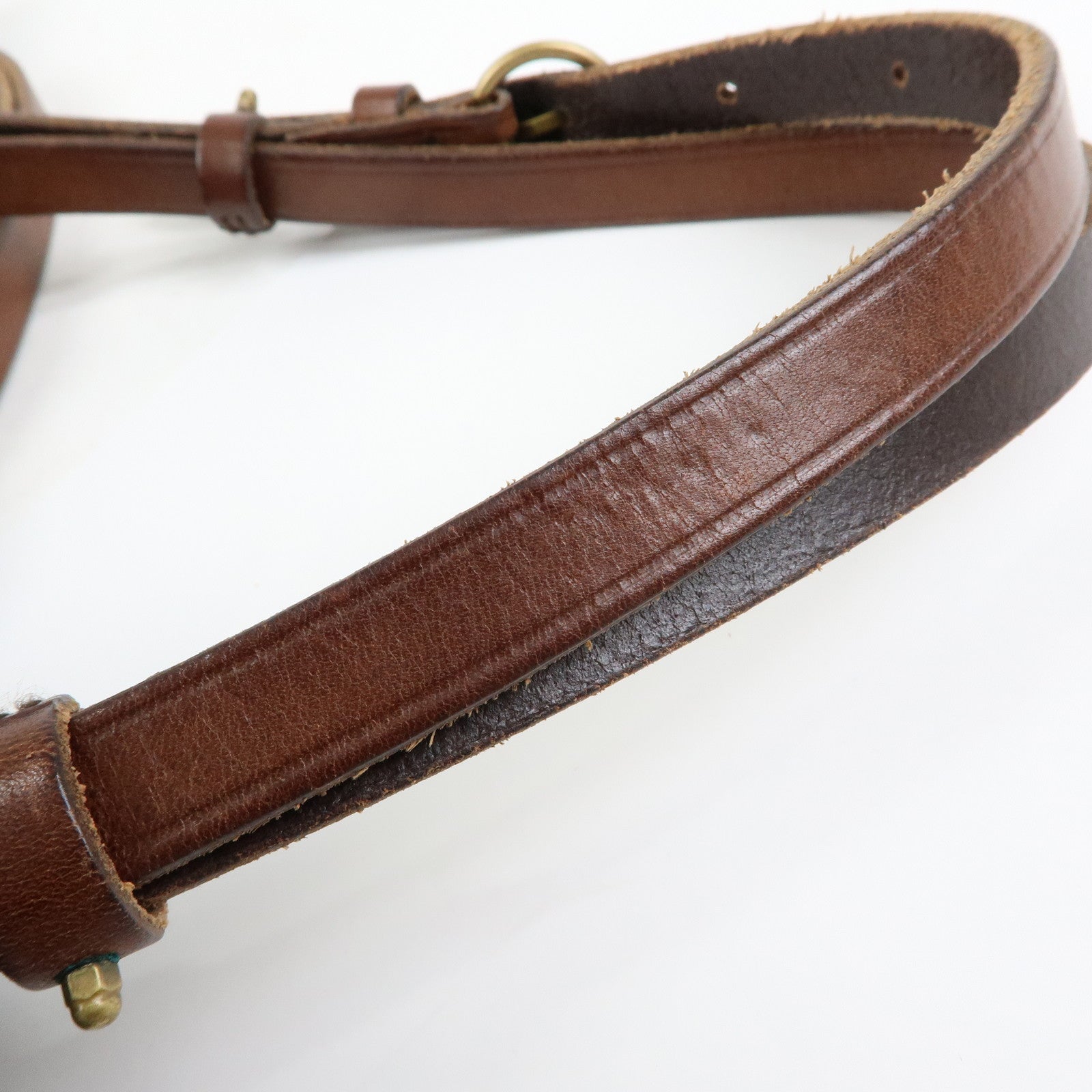 BOTTEGA VENETA Canvas Leather Tote Bag Shoulder Bag Blue 170045