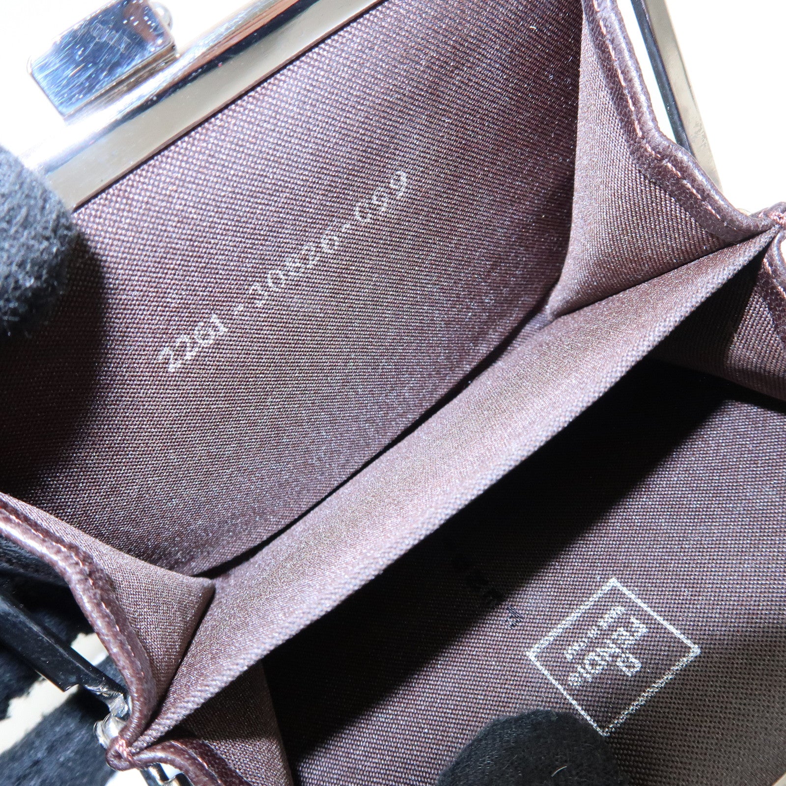 FENDI Canvas Coin Case Coin Purse Brown 2261‑30826‑099