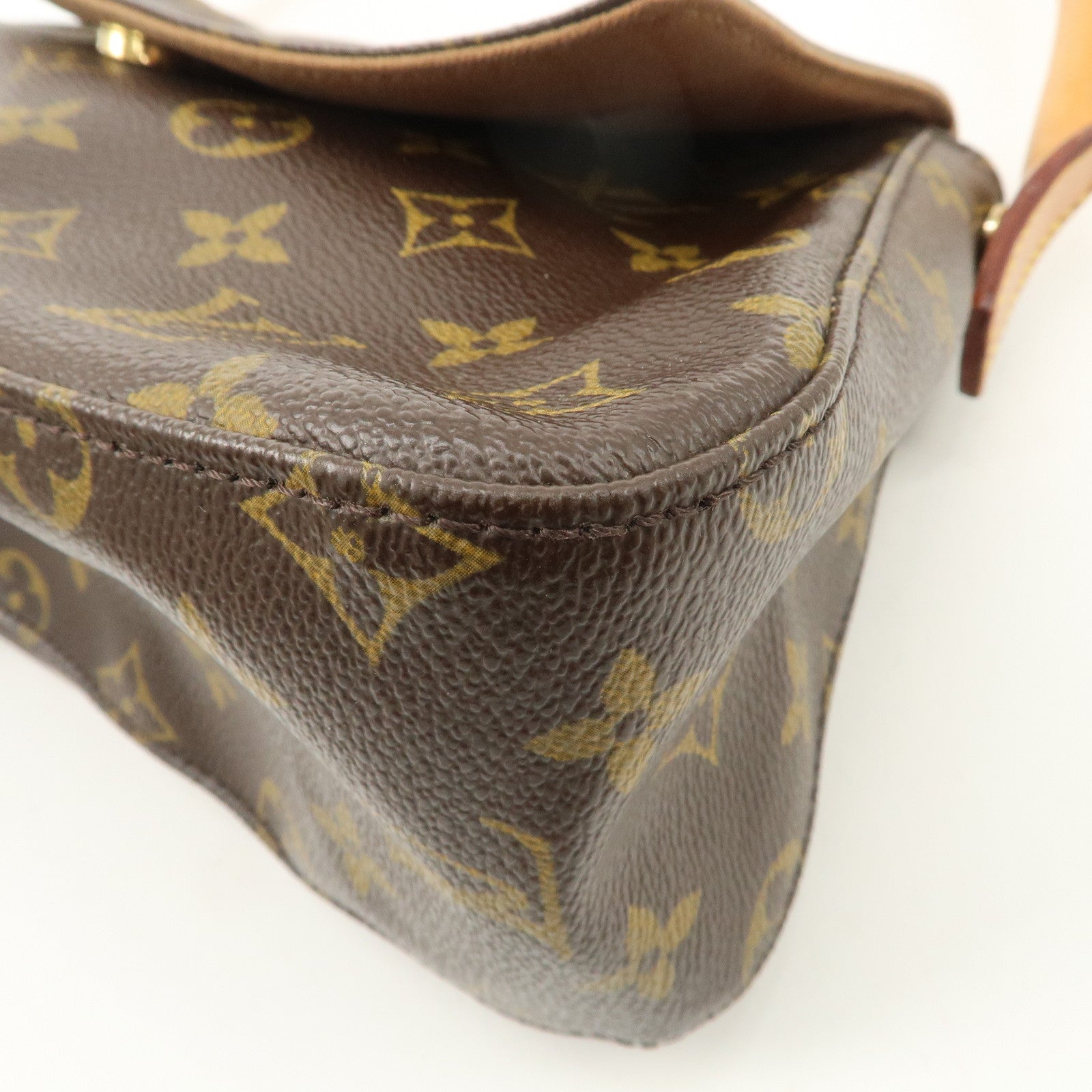 Louis Vuitton Monogram Mini Looping Shoulder Bag Brown M51147 Used