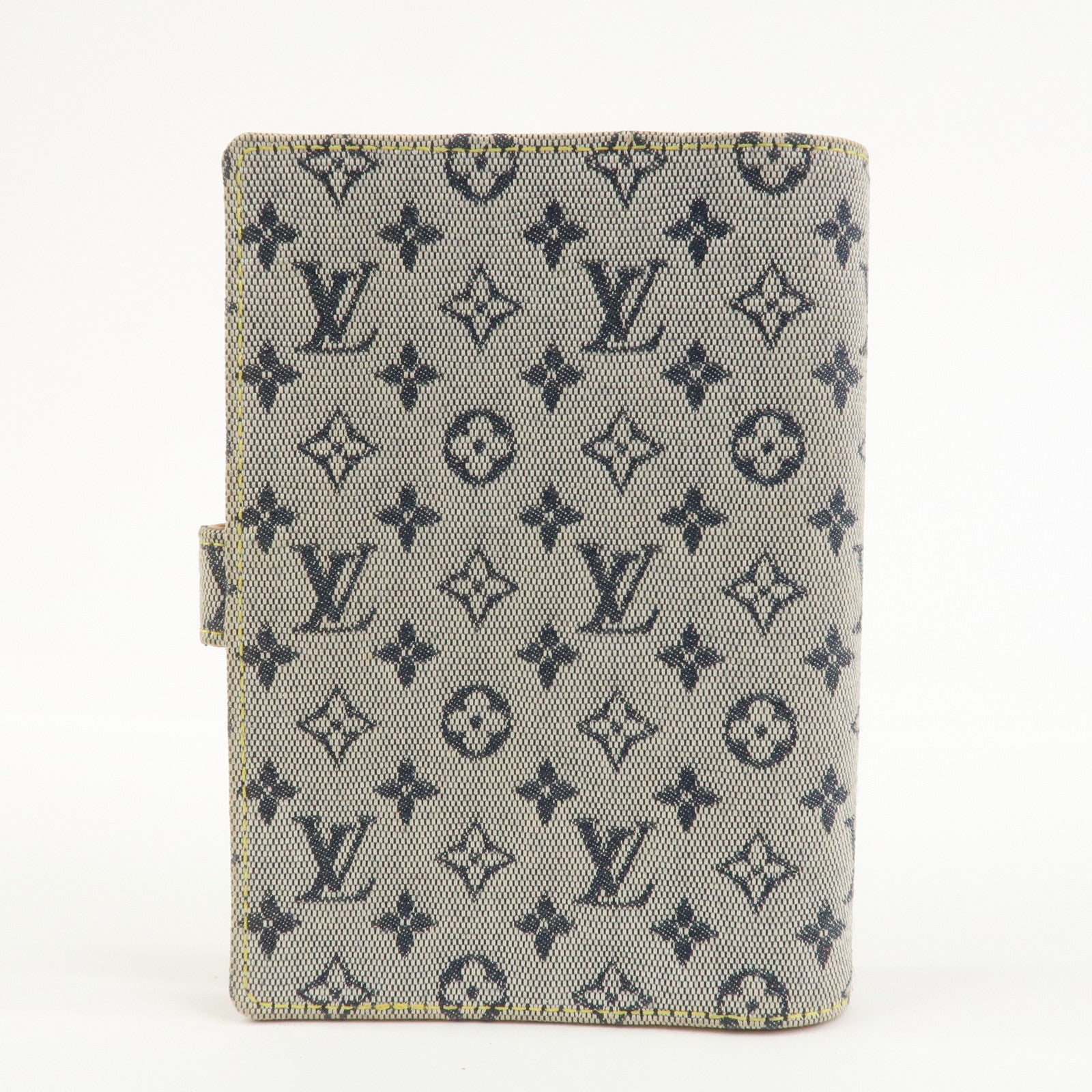 Louis Vuitton Monogram Mini Agenda PM Planner Cover Blue R20910