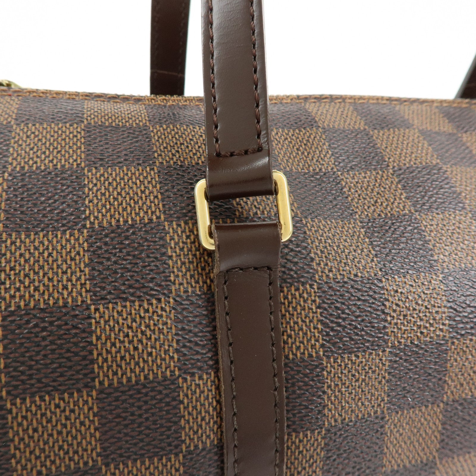 Louis Vuitton Damier Ebene Papillon 30 Hand Bag Brown N51303