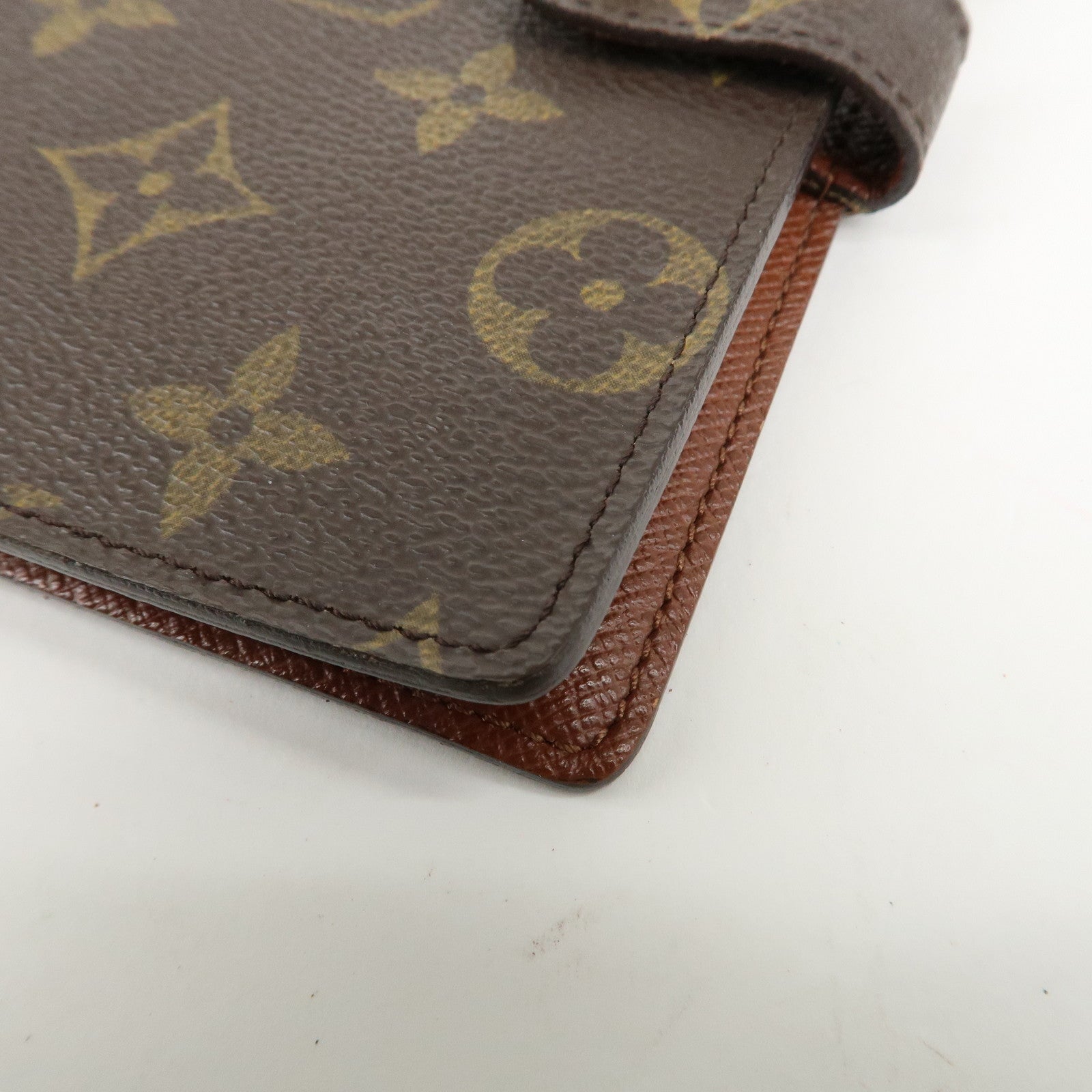 Louis Vuitton Monogram Agenda PM Planner Cover Brown R20005 Used