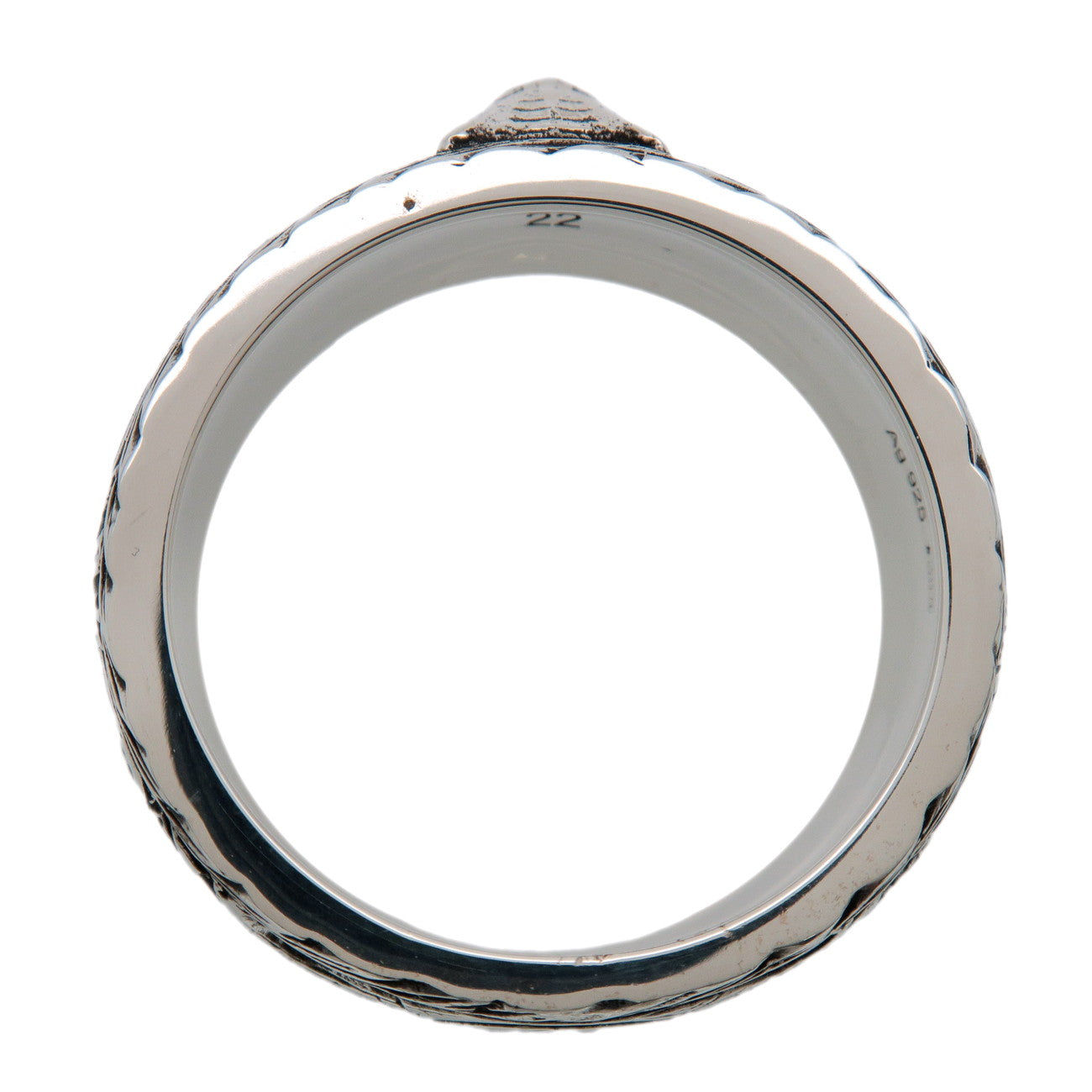 GUCCI Tiger Head Ring SV925 Silver #22 US9.5 EU61 HK21 433571