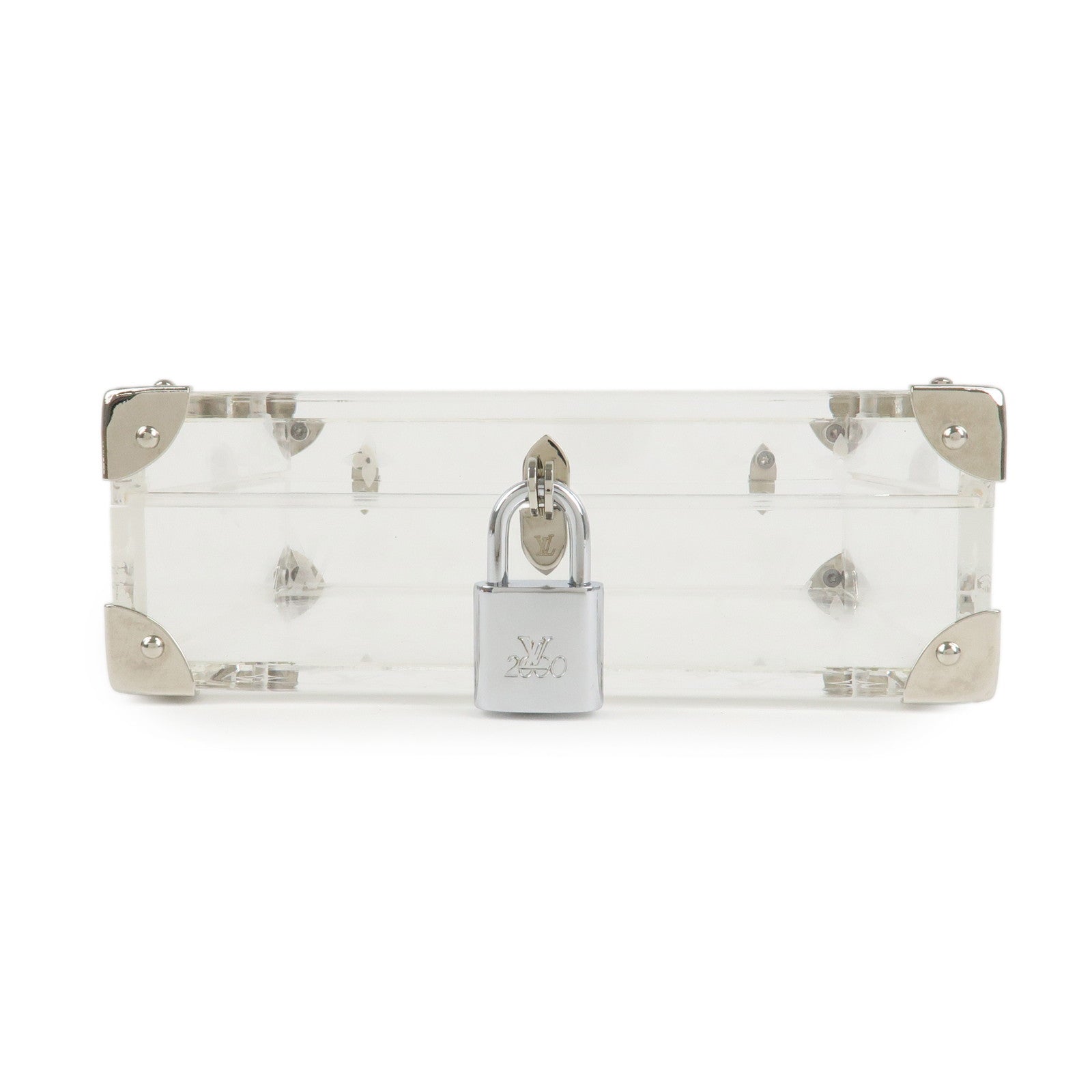 Louis Vuitton Monogram Plastic Love Message Mini Trunk 2000 M99079 Used