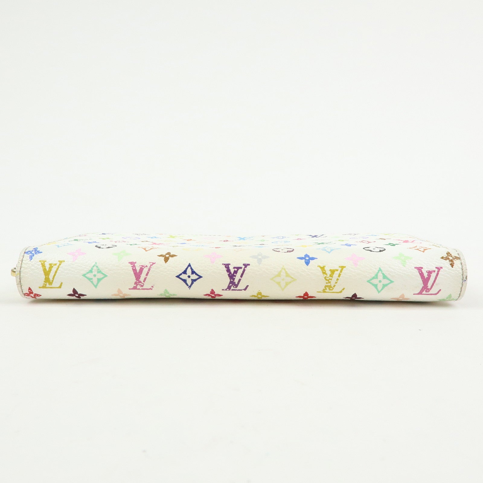 Louis Vuitton Monogram Multicolor Zippy Long Wallet Blanc M60241