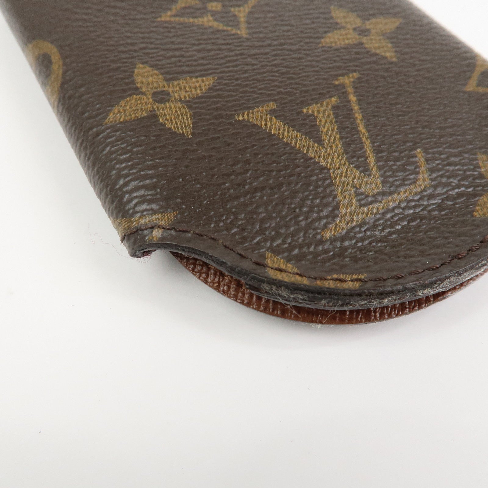 Louis Vuitton Monogram Rond GM Canvas Key Case Brown M60116