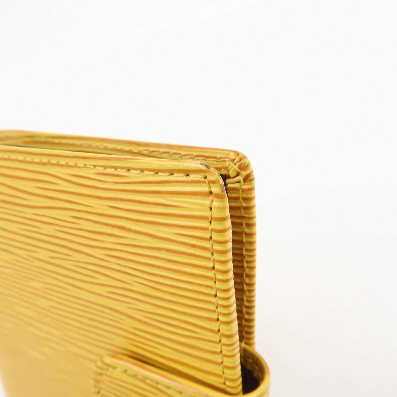 Louis Vuitton Epi Portefeuille Bié Compact Wallet Yellow M63559