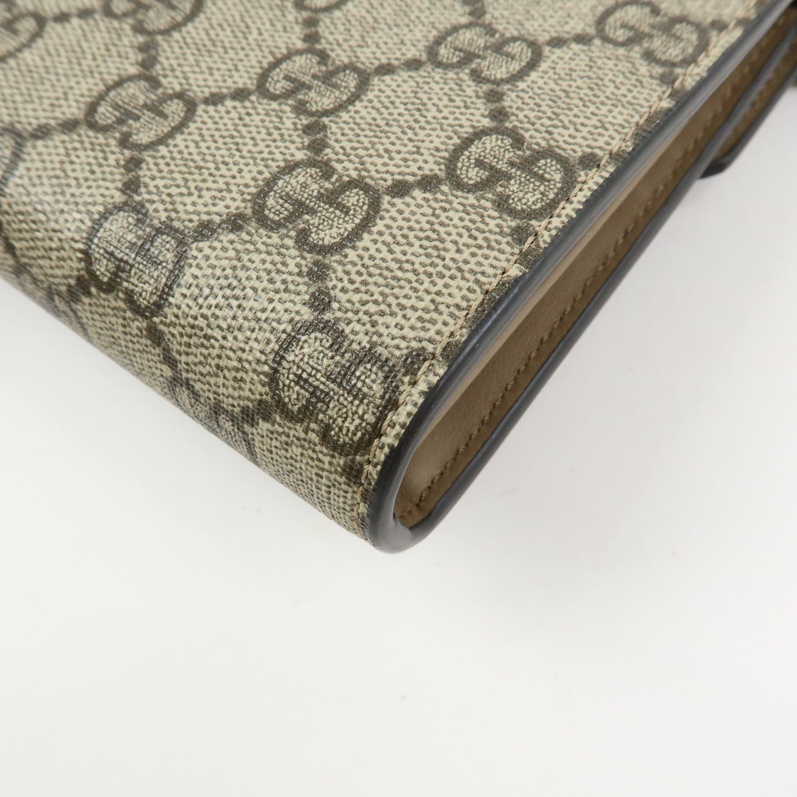 GUCCI Dionysus GG Supreme Chain Shoulder Bag Beige 401231