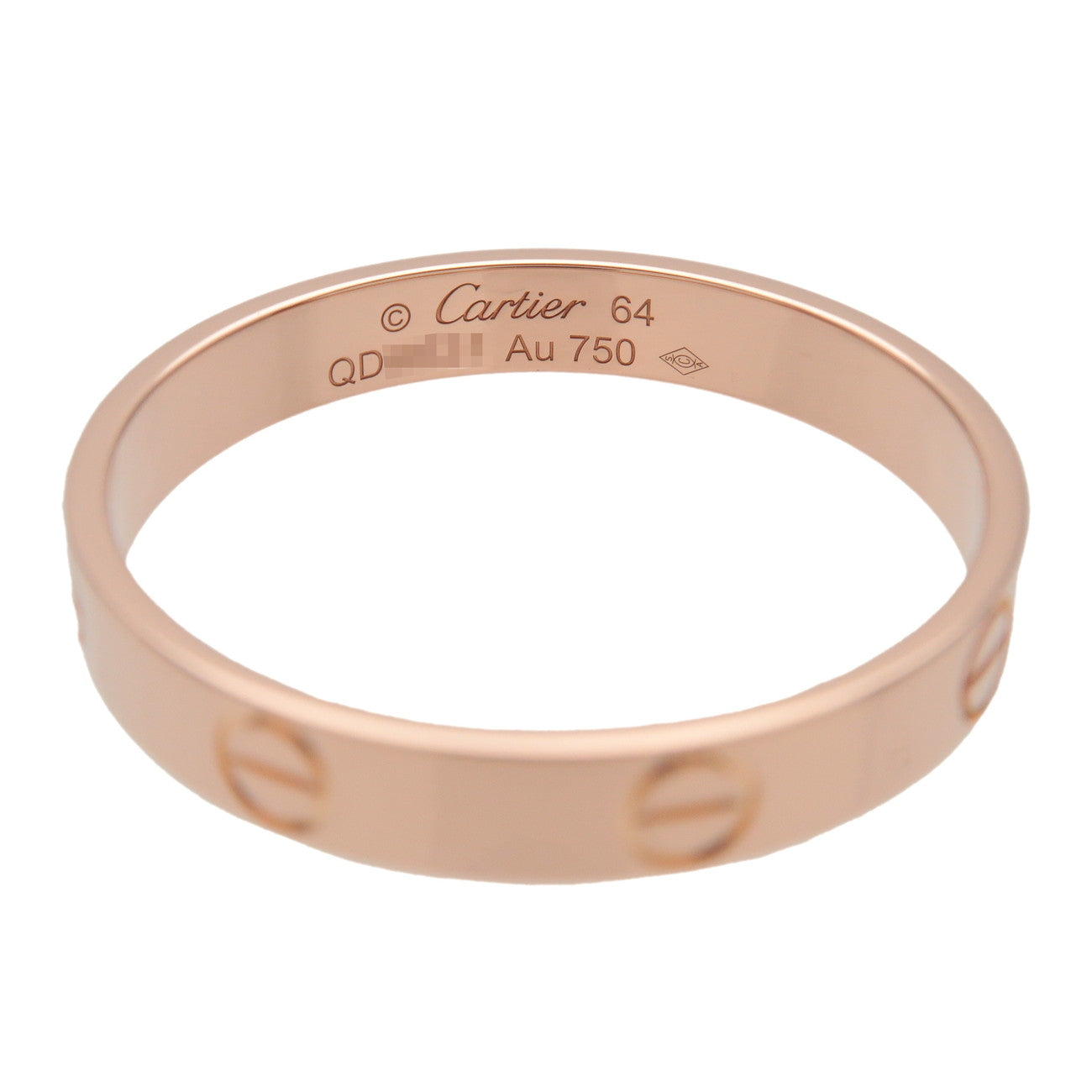 Cartier Mini Love Ring K18 750PG Rose Gold #64 US10.75 EU64 HK24