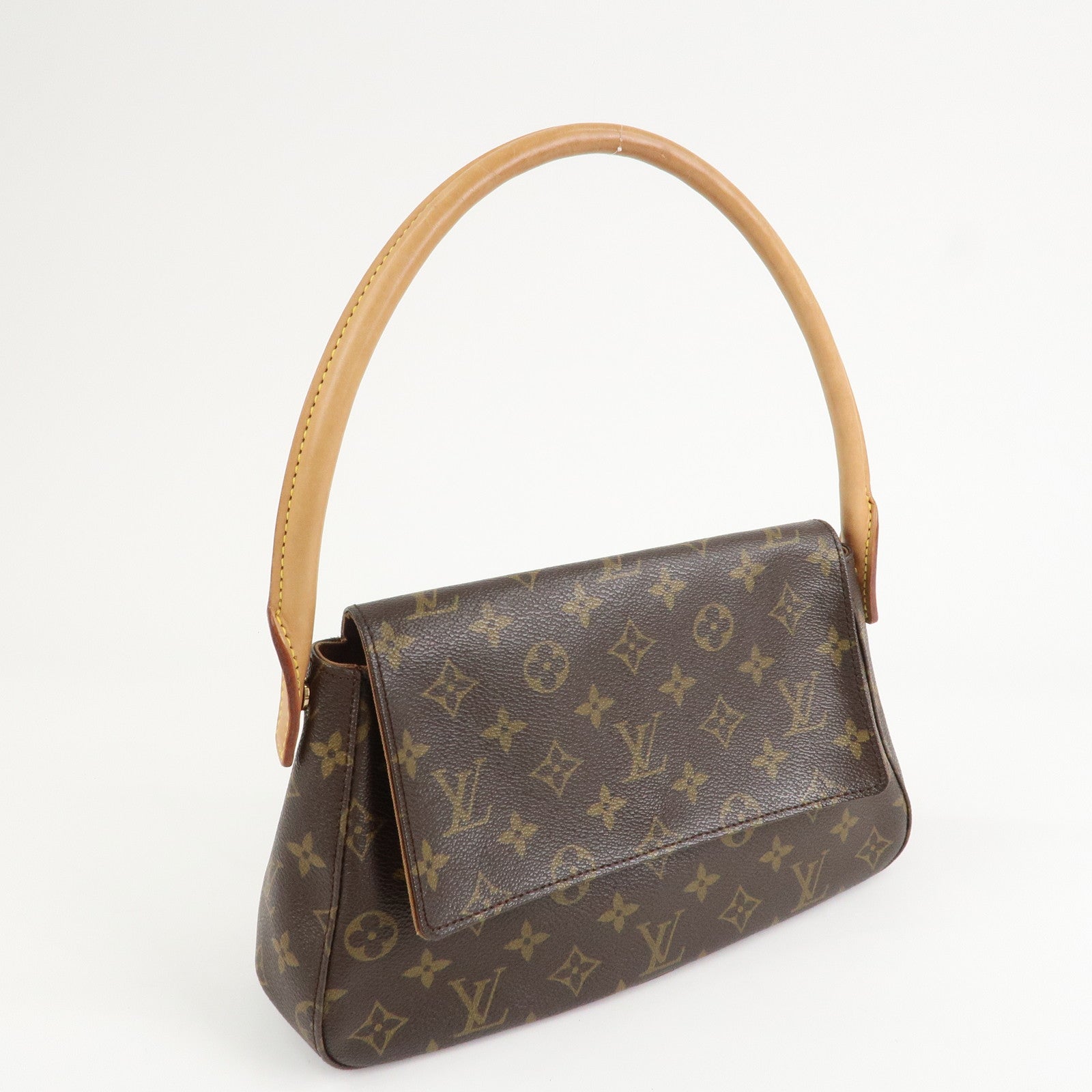 Louis Vuitton Monogram Mini Looping Shoulder Bag Brown M51147