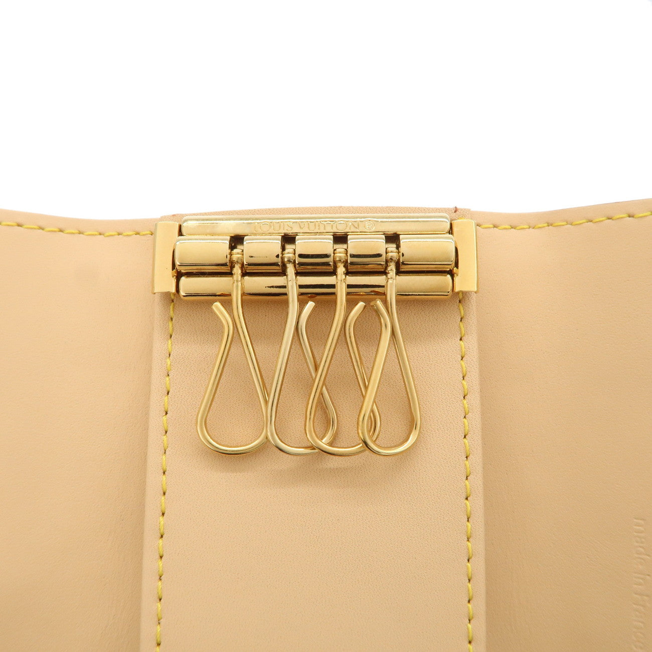 Louis Vuitton Monogram Multicolor Multiclés 4 Key Case Blanc M60043