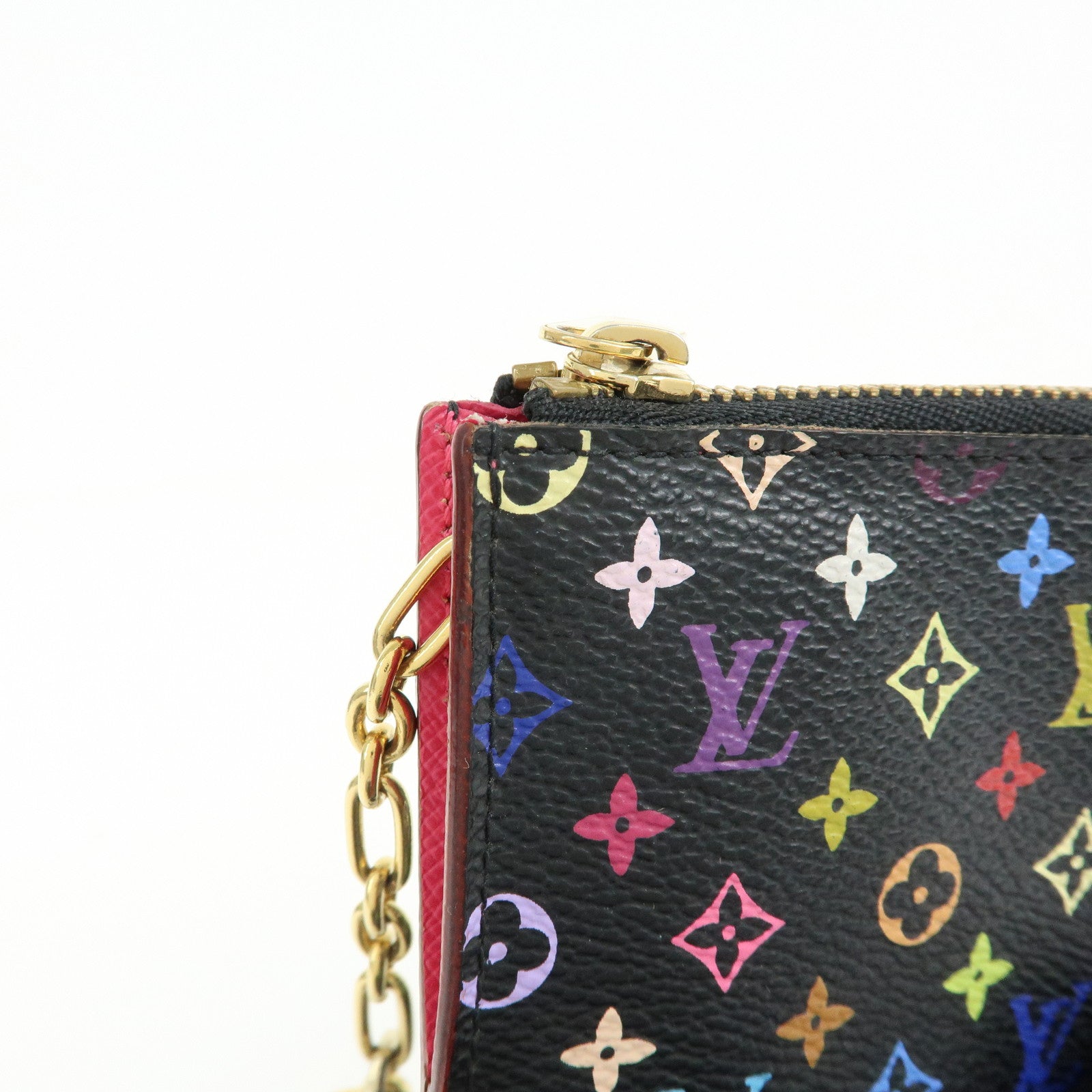 Louis Vuitton Monogram Multicolor Pochette Cles Coin Case M93735
