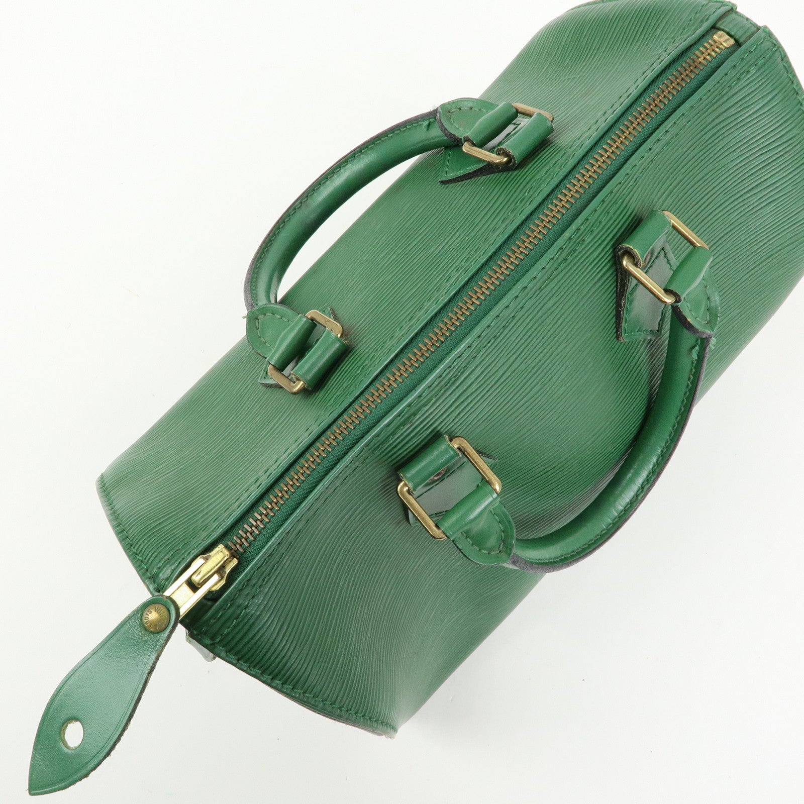Louis Vuitton Epi Speedy 25 Hand Bag Boston Bag Borneo Green M43014