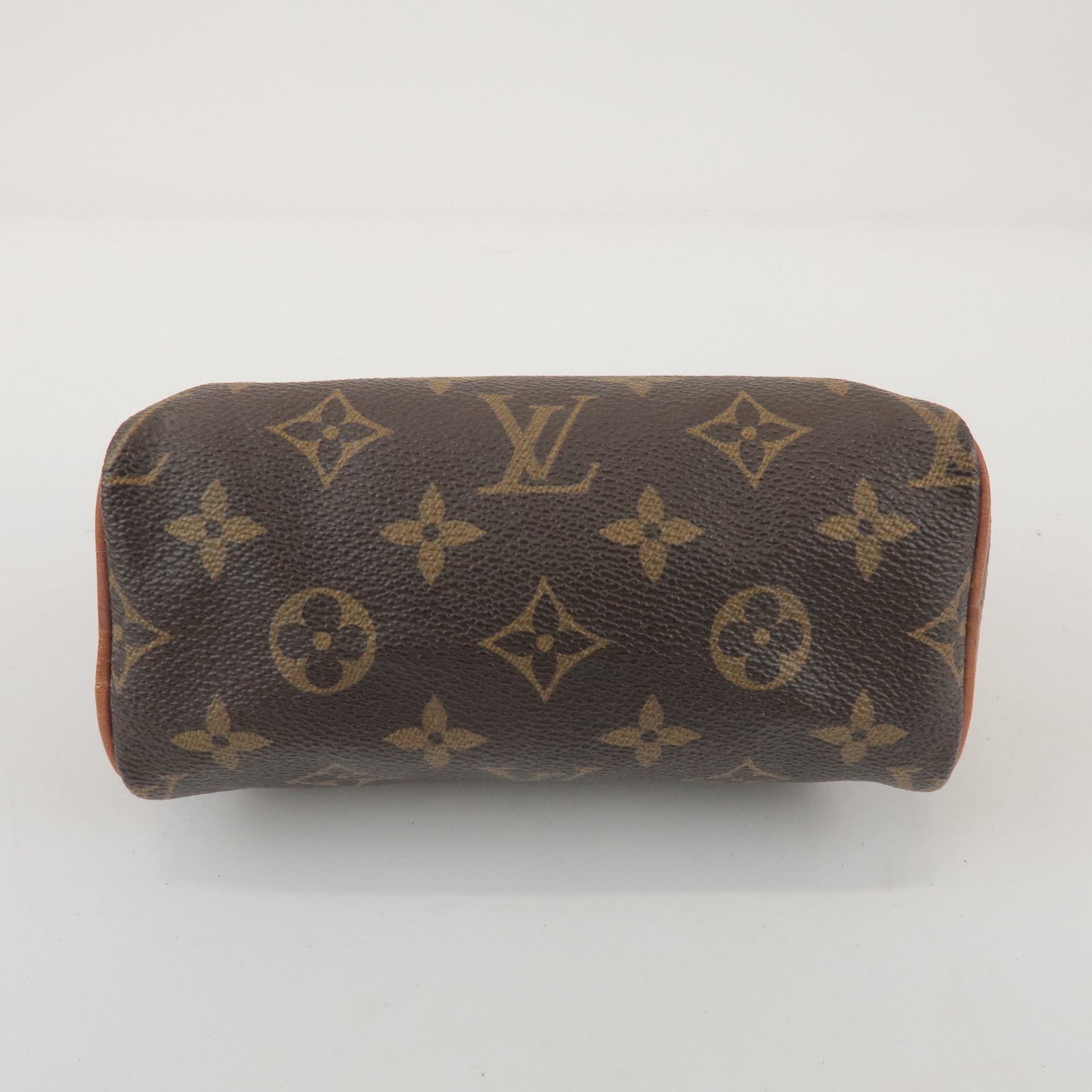 Louis Vuitton Monogram Mini Speedy Hand Bag Brown M41534