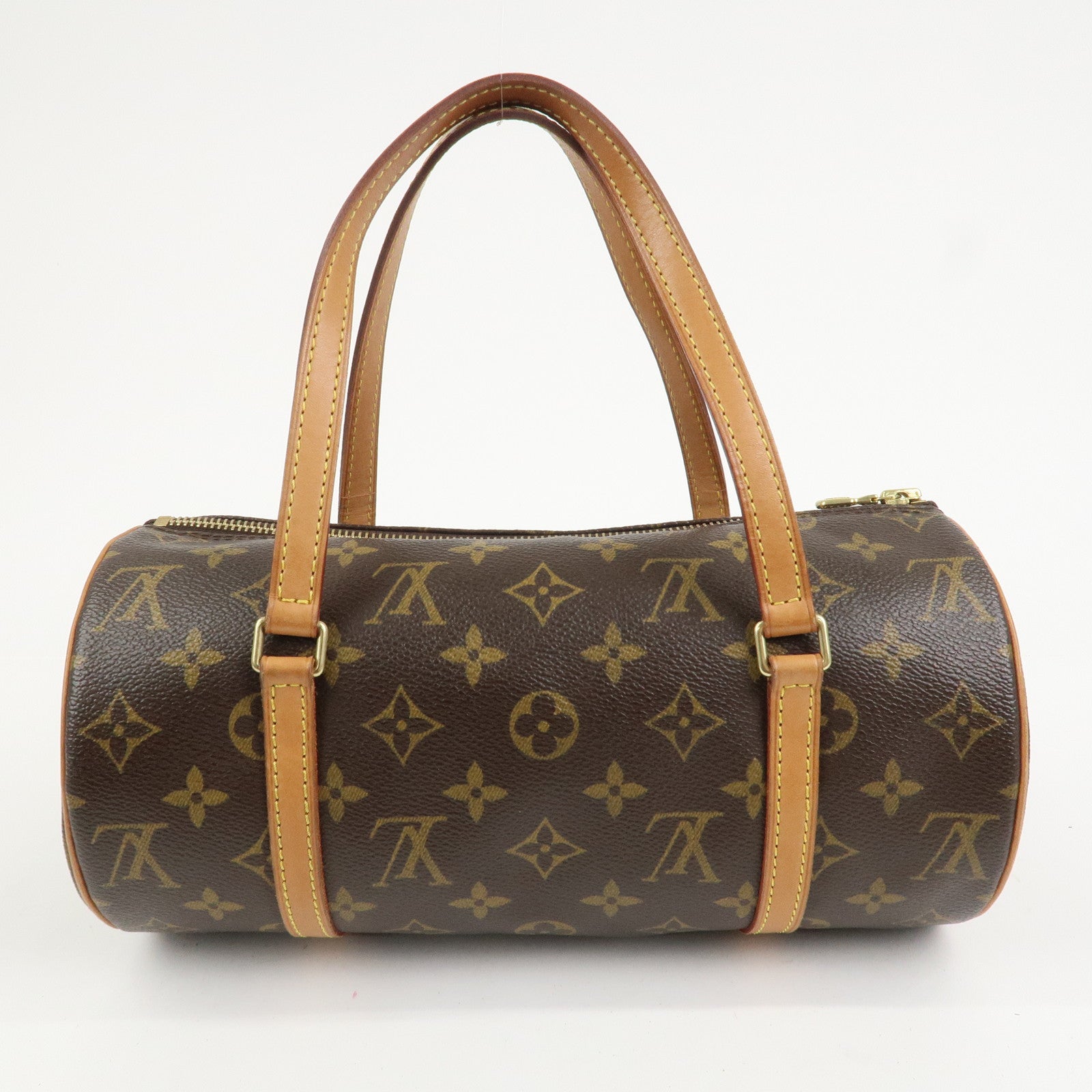 Louis Vuitton Monogram Papillon 26 Hand Bag New Style Brown M51386