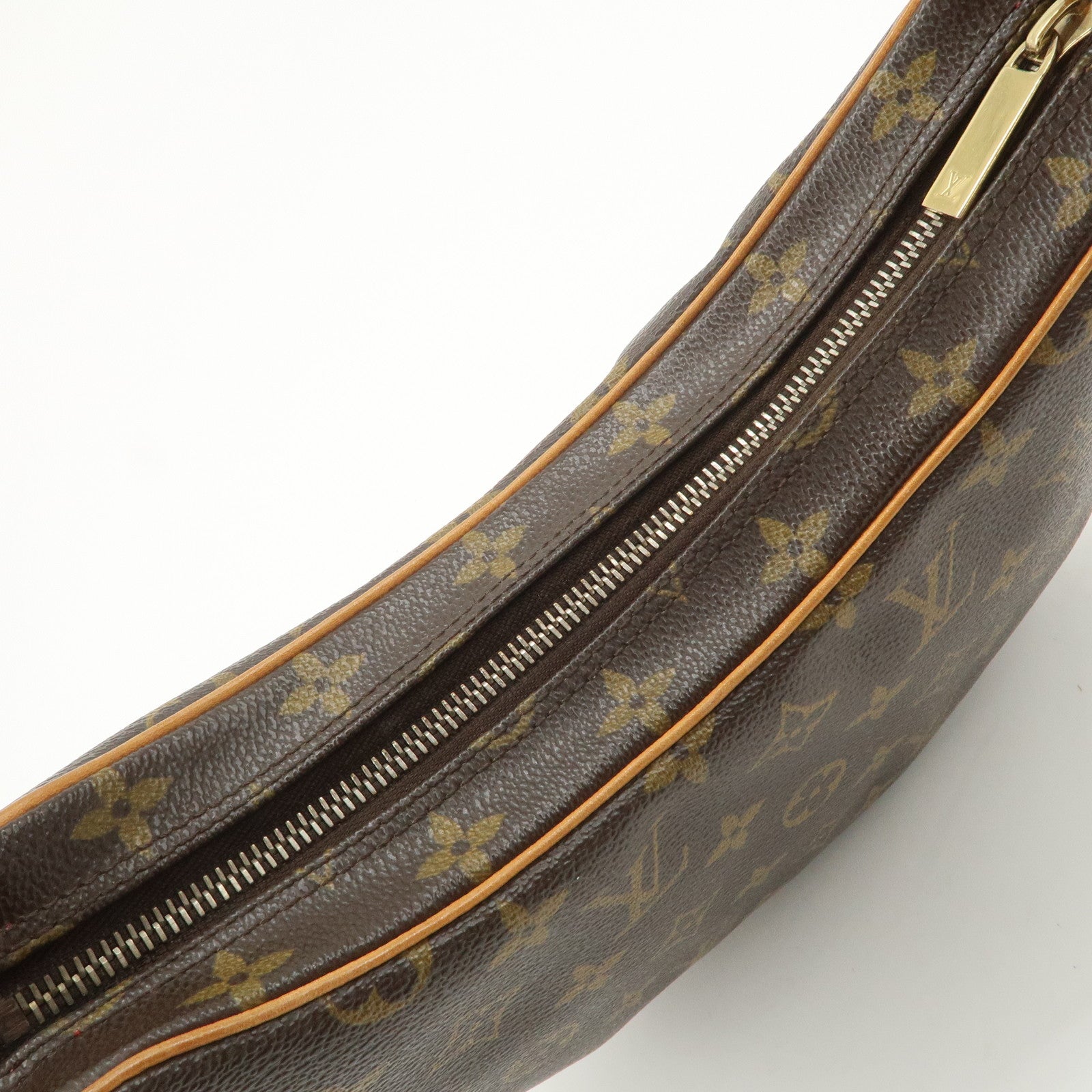 Louis Vuitton Monogram Croissant MM Shoulder Bag Brown M51512