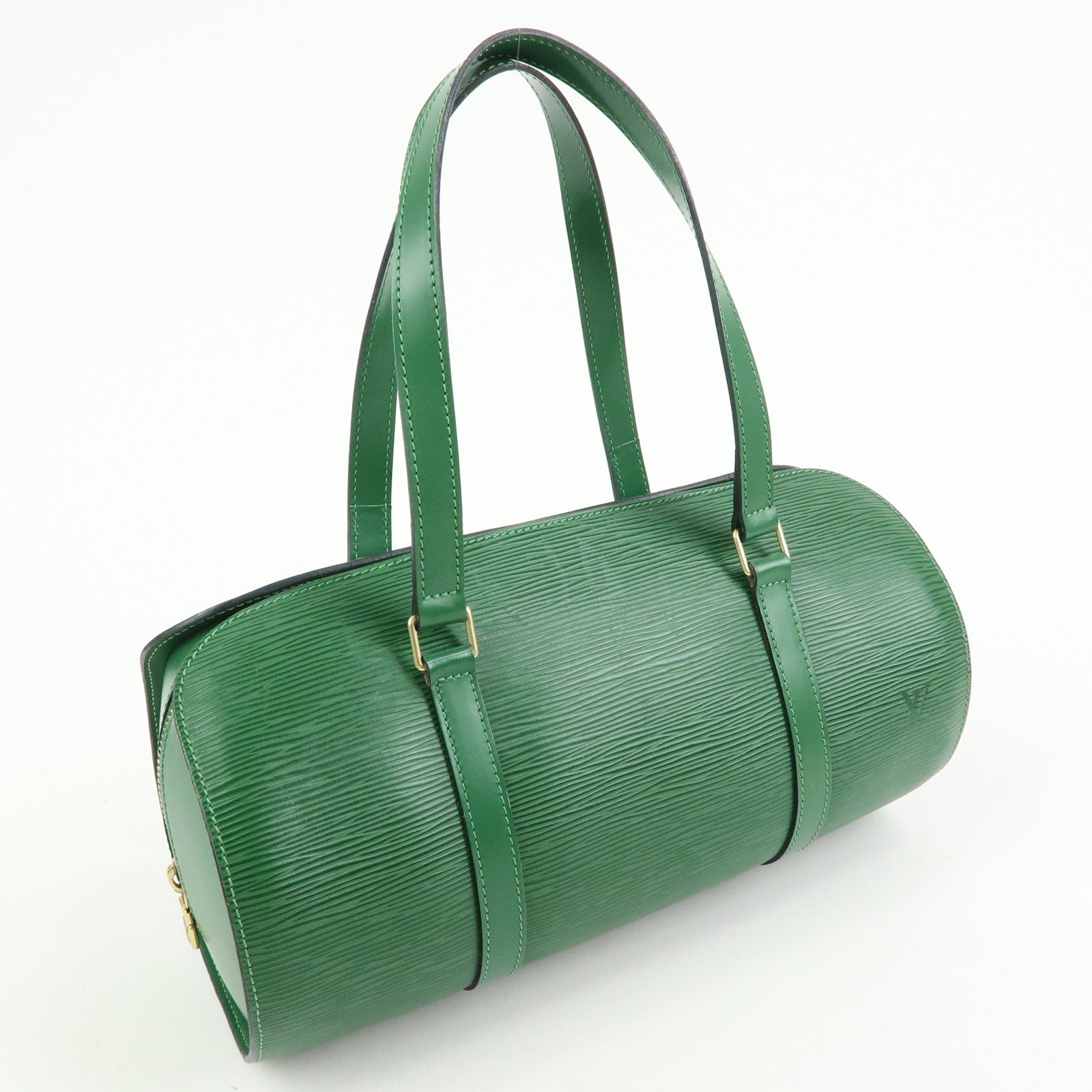 Louis Vuitton Epi Soufflot Hand Bag Borneo Green M52224