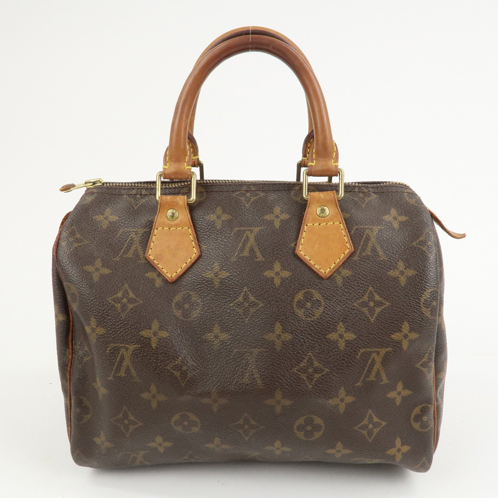 Louis Vuitton Monogram Speedy 25 Boston Bag Hand Bag Brown M41528