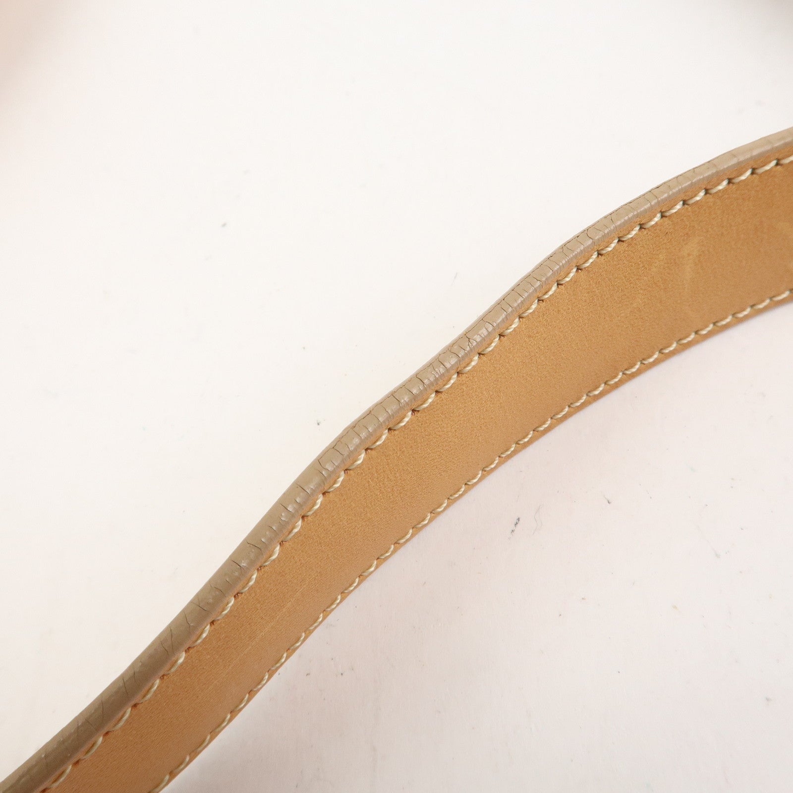 CELINE C Macadam Suede Leather Shoulder Bag Pink Light Brown