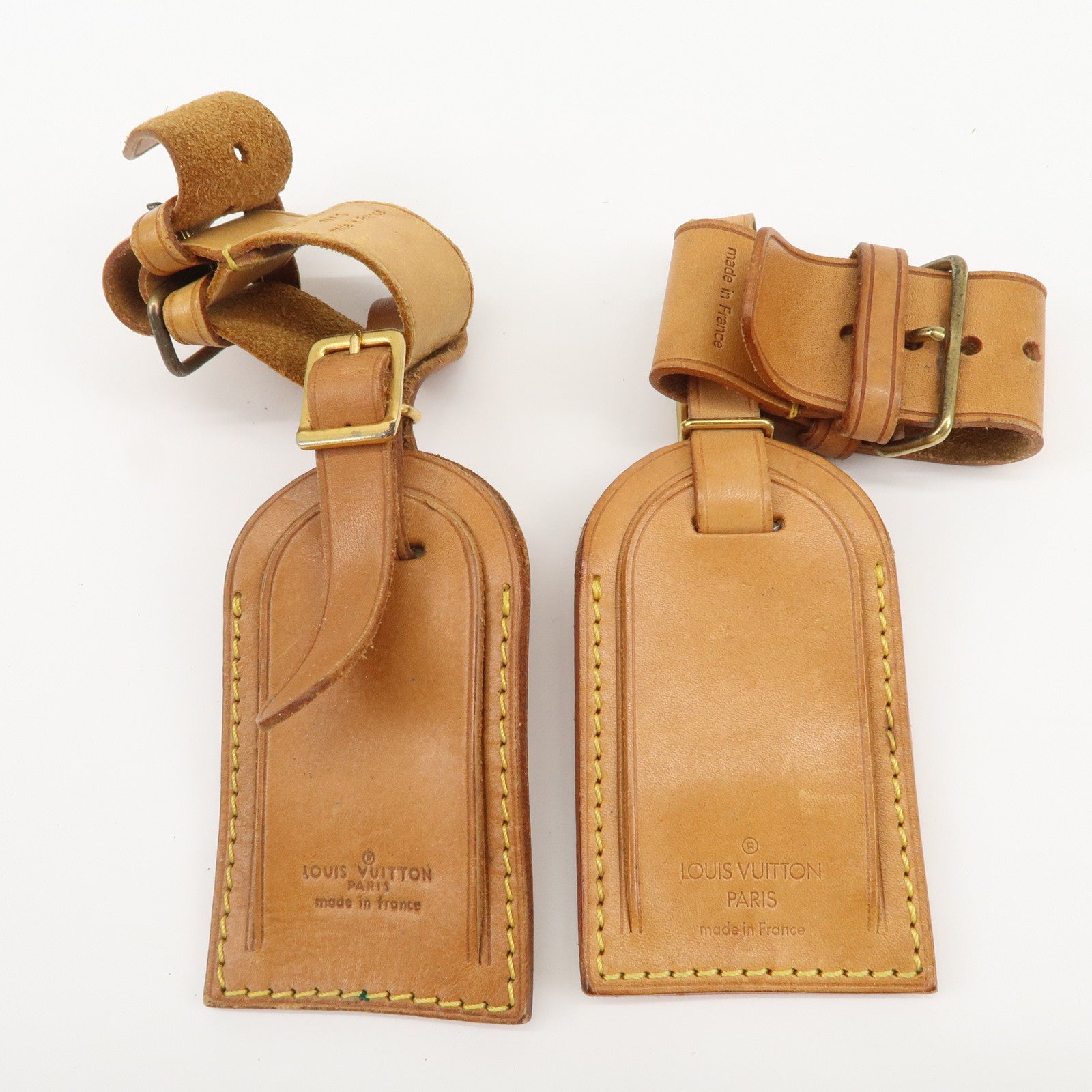 Louis Vuitton Set of 10 Leather Name Tag & Poignet