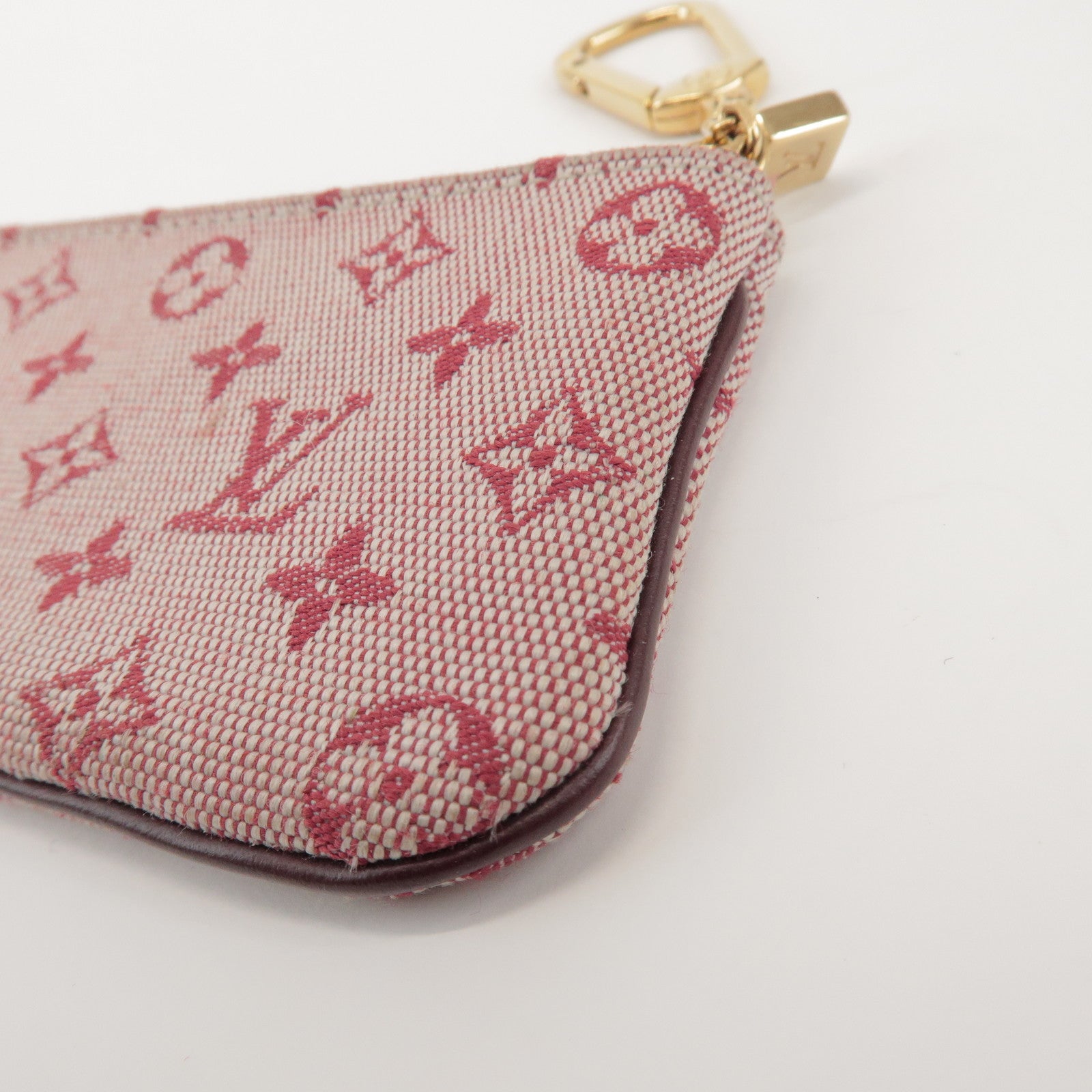 Louis Vuitton Monogram Mini Pochette Cles Coin Case Cerise M92238