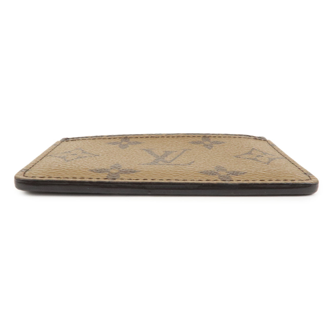Louis Vuitton Monogram Reverse Porte Cartes Simple Card Case M69161