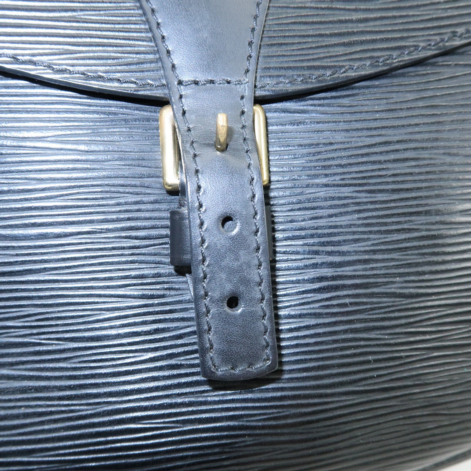 Louis Vuitton Epi Jeune Fille Shoulder Bag Noir M52152