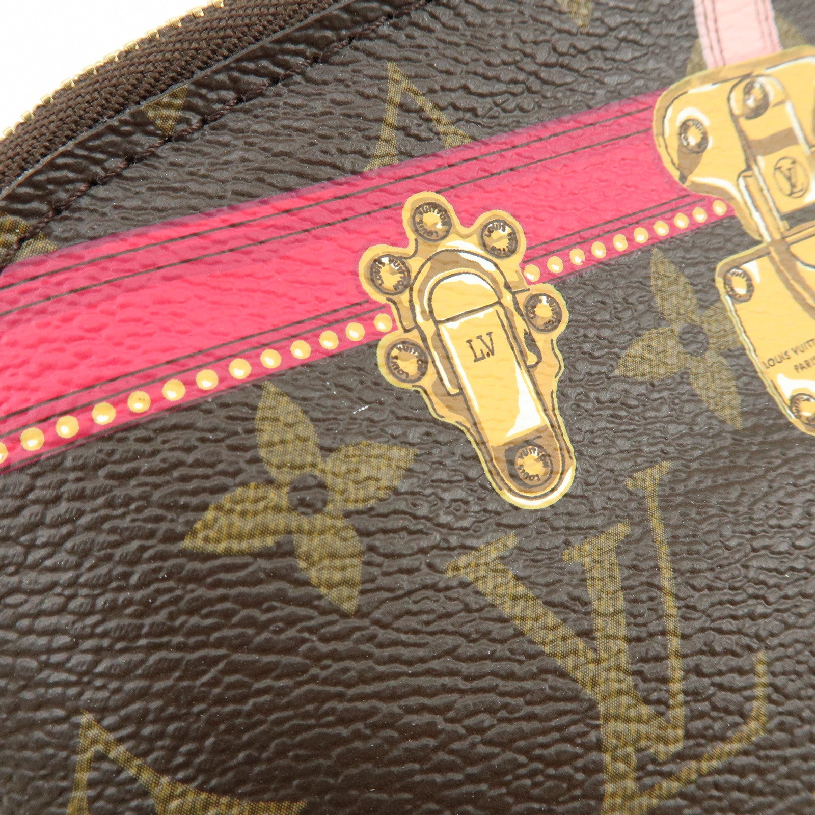 Louis Vuitton Monogram Summer Trunk Collection Pochette Cosmetic
