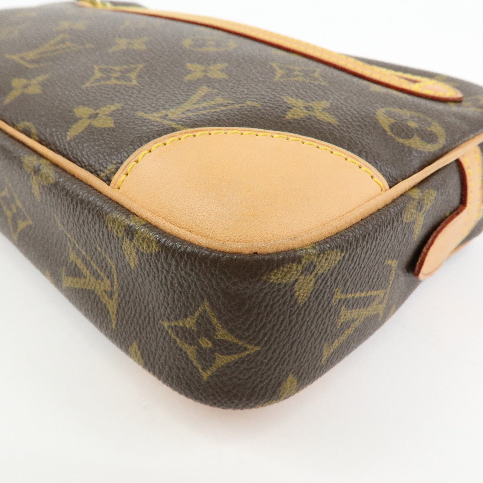 Louis Vuitton Monogram Marly Dragonne GM Clutch Bag Brown M51825
