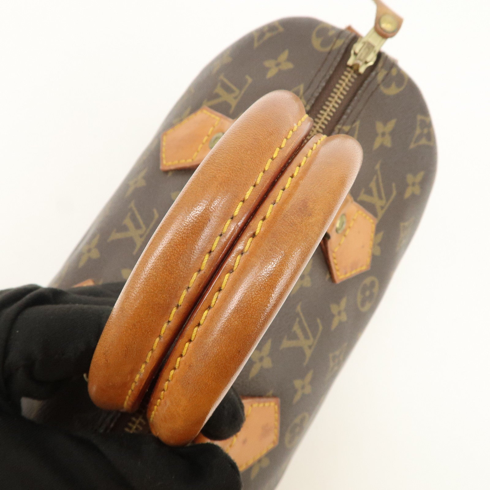 Louis Vuitton Monogram Speedy 25 Boston Bag Hand Bag Brown M41528