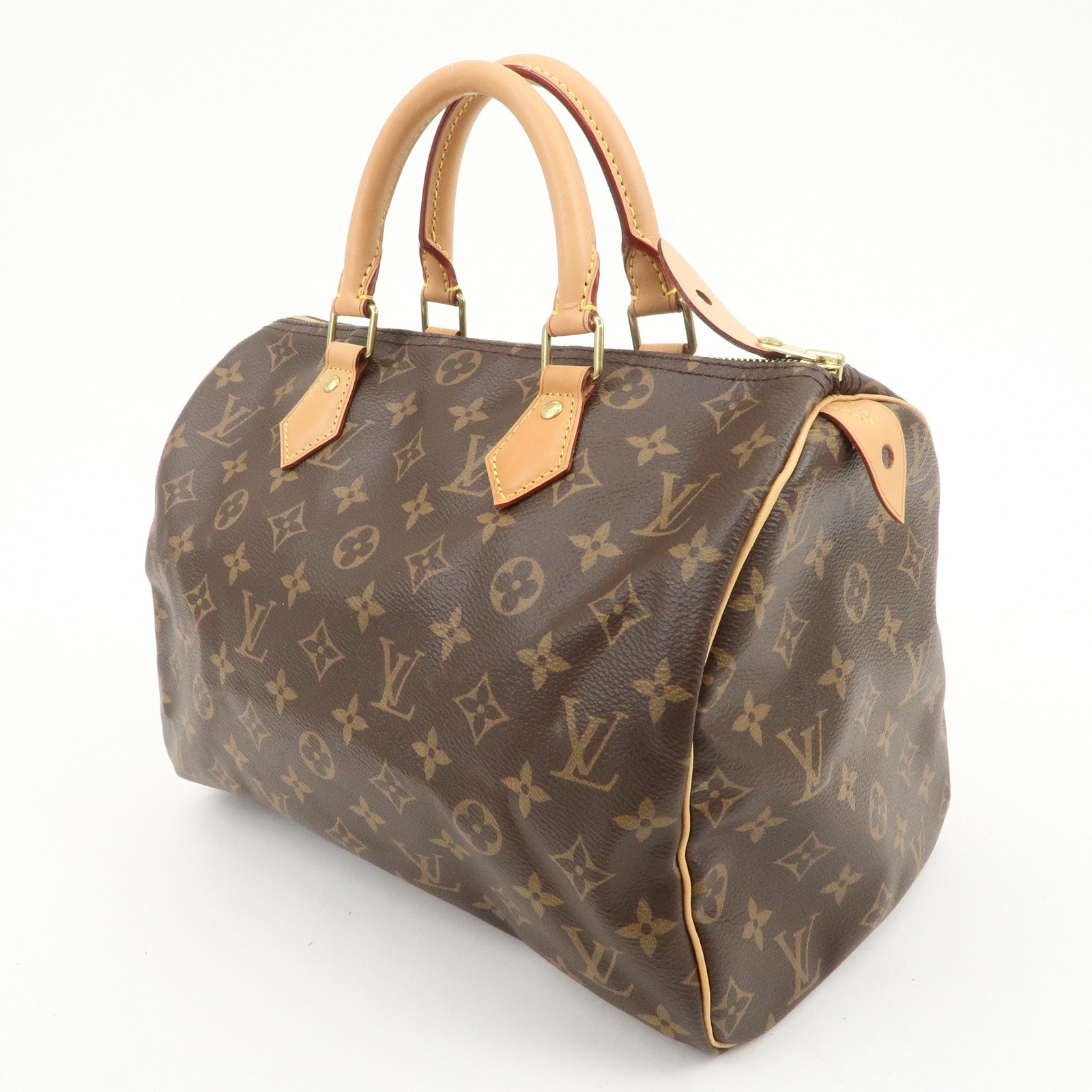 Louis Vuitton Monogram Speedy 30 Boston Bag Hand Bag Brown M41108