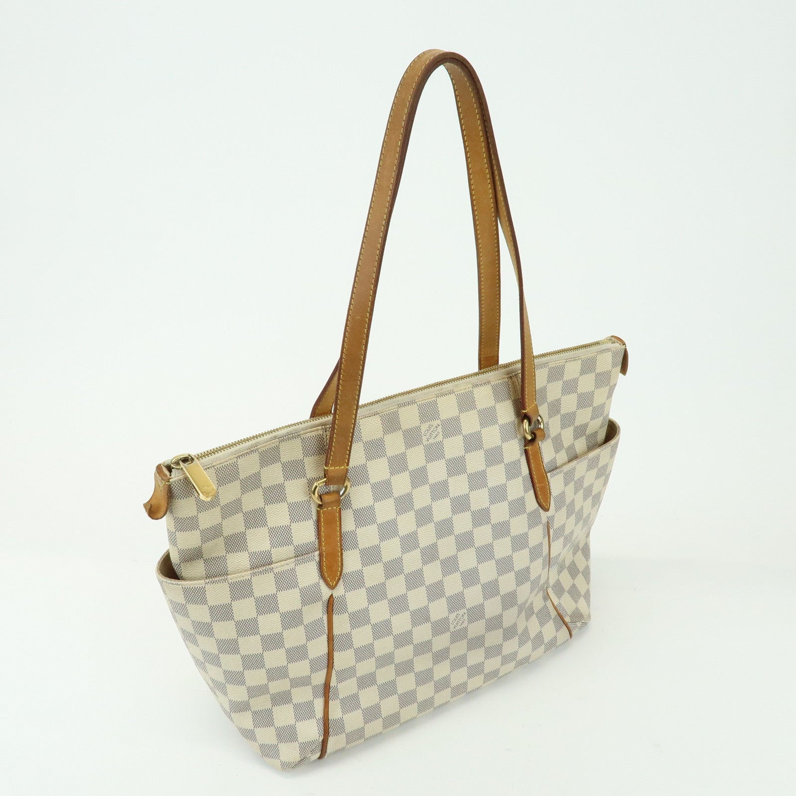 Louis Vuitton Damier Azur Totally MM Tote Bag Shoulder Bag N51262