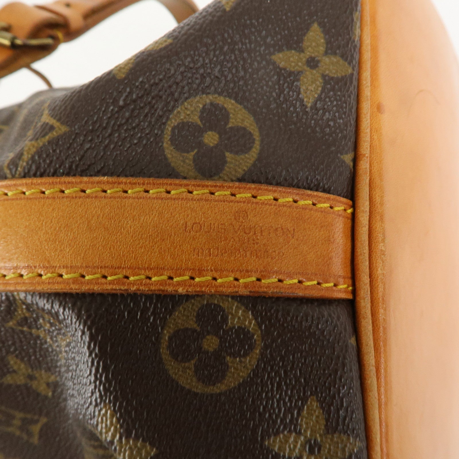 Louis Vuitton Monogram Petit Noe Shoulder Bag Brown M42226