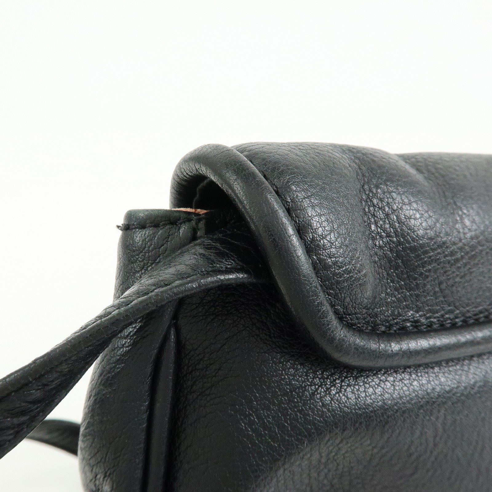 Chloe See By Chloe Leather Shoulder Bag Crossbody Bag Black