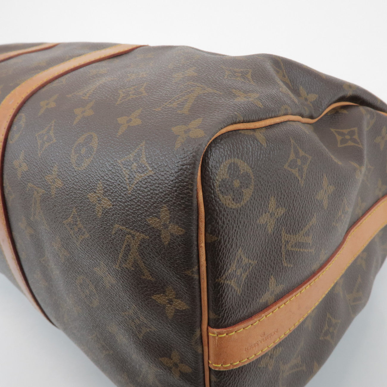 Louis Vuitton Monogram Keep All Bandouliere 45 Boston Bag M41418